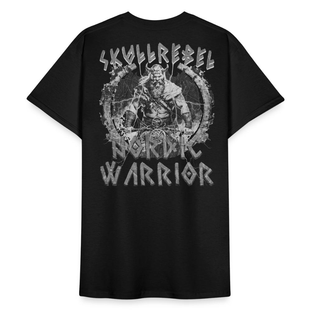 SkullRebel Nordic Warrior Heavy T-Shirt - Schwarz