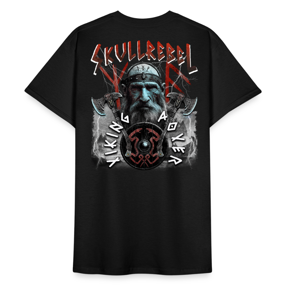 SkullRebel Viking Power Heavy T-Shirt - Schwarz