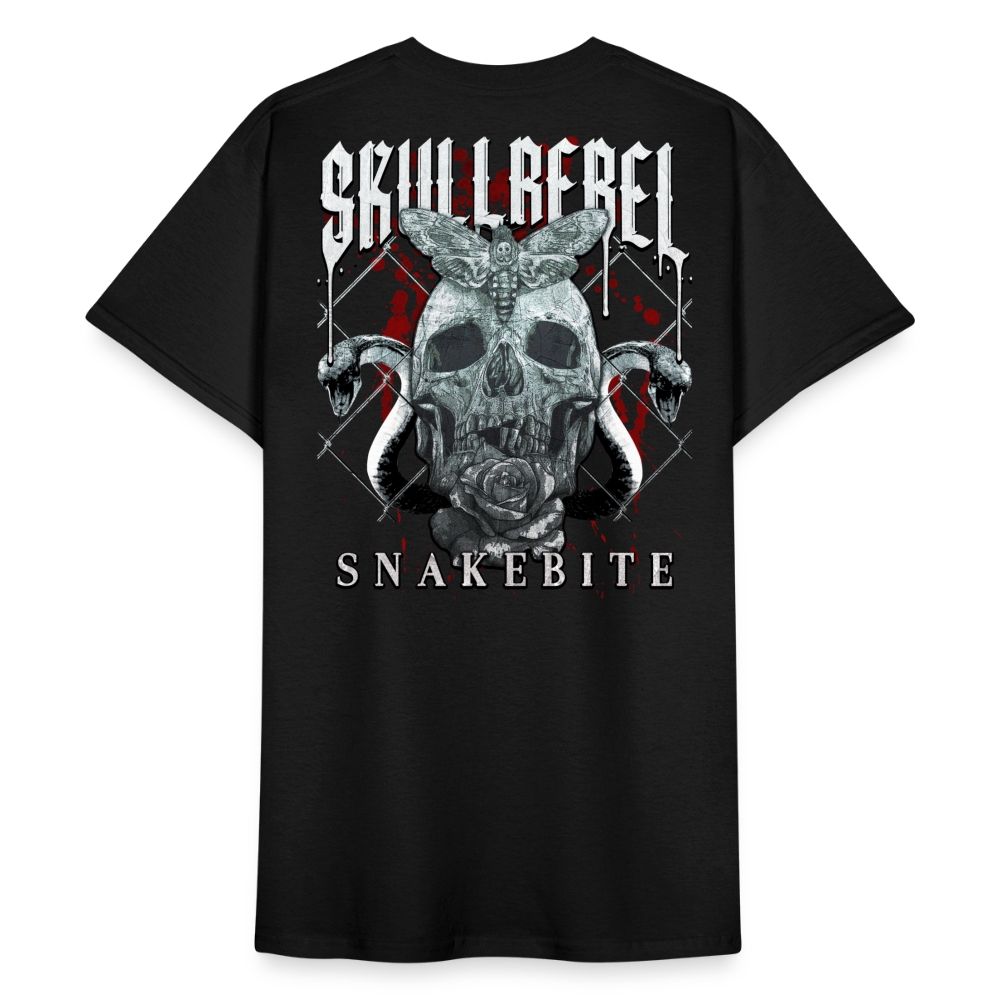 SkullRebel Snakebite Heavy T-Shirt - Schwarz