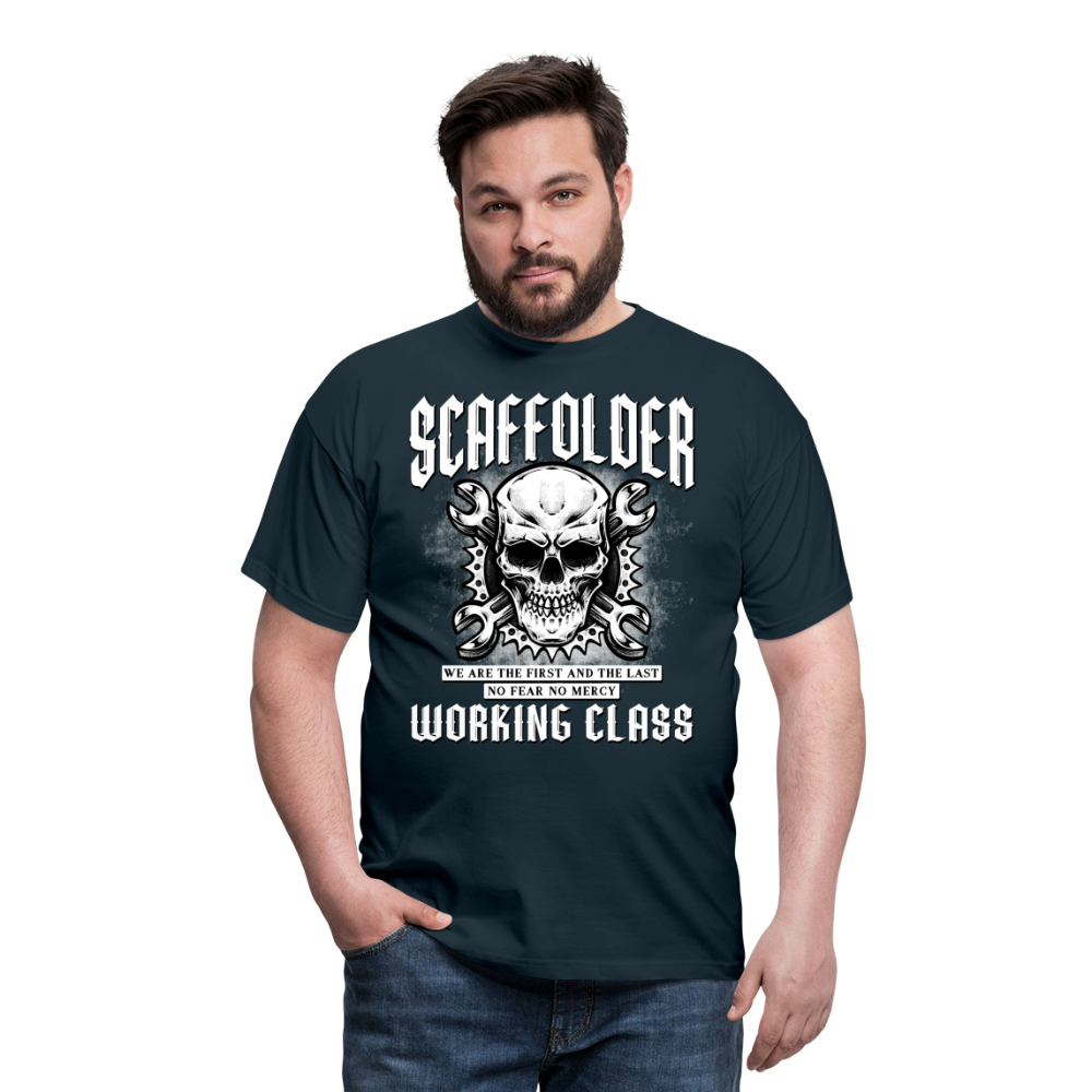 Scaffolder Working Class Männer T-Shirt - Navy