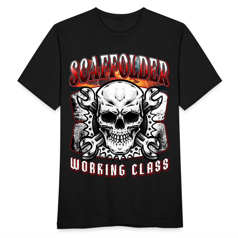 Scaffolder Working Class Männer T-Shirt - Schwarz