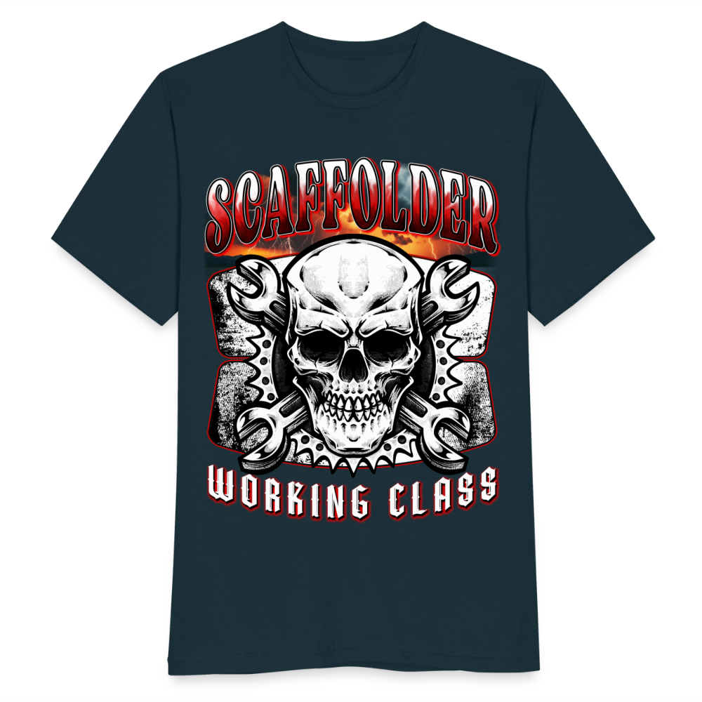 Scaffolder Working Class Männer T-Shirt - Navy