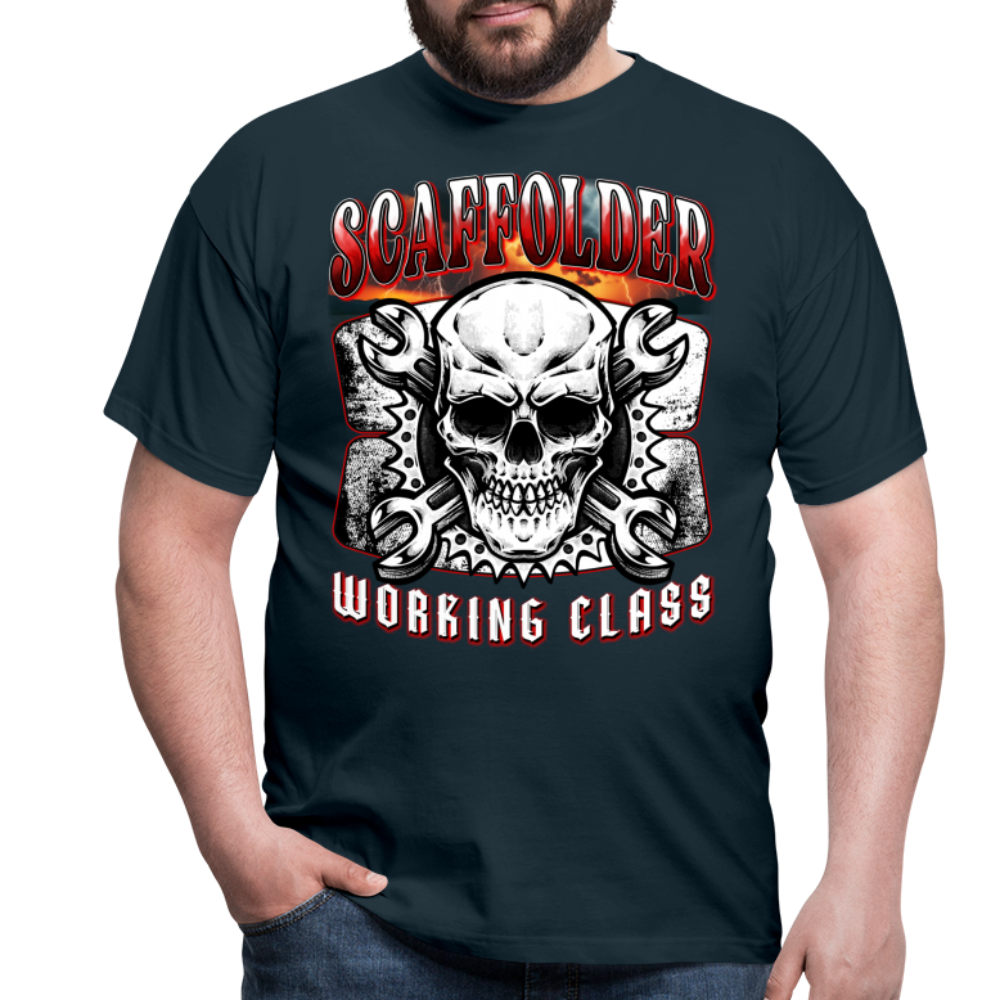 Scaffolder Working Class Männer T-Shirt - Navy