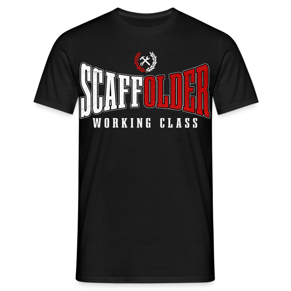 Scaffolder Working Class Männer T-Shirt - Schwarz