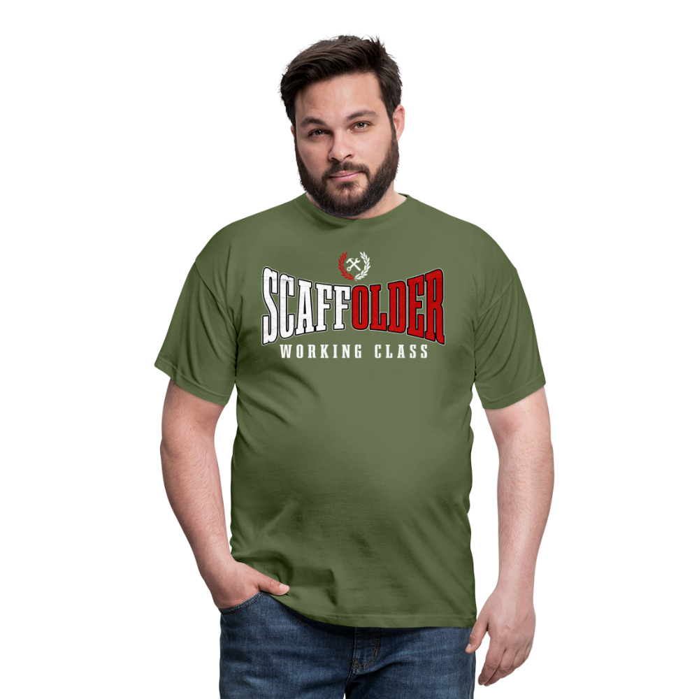 Scaffolder Working Class Männer T-Shirt - Militärgrün