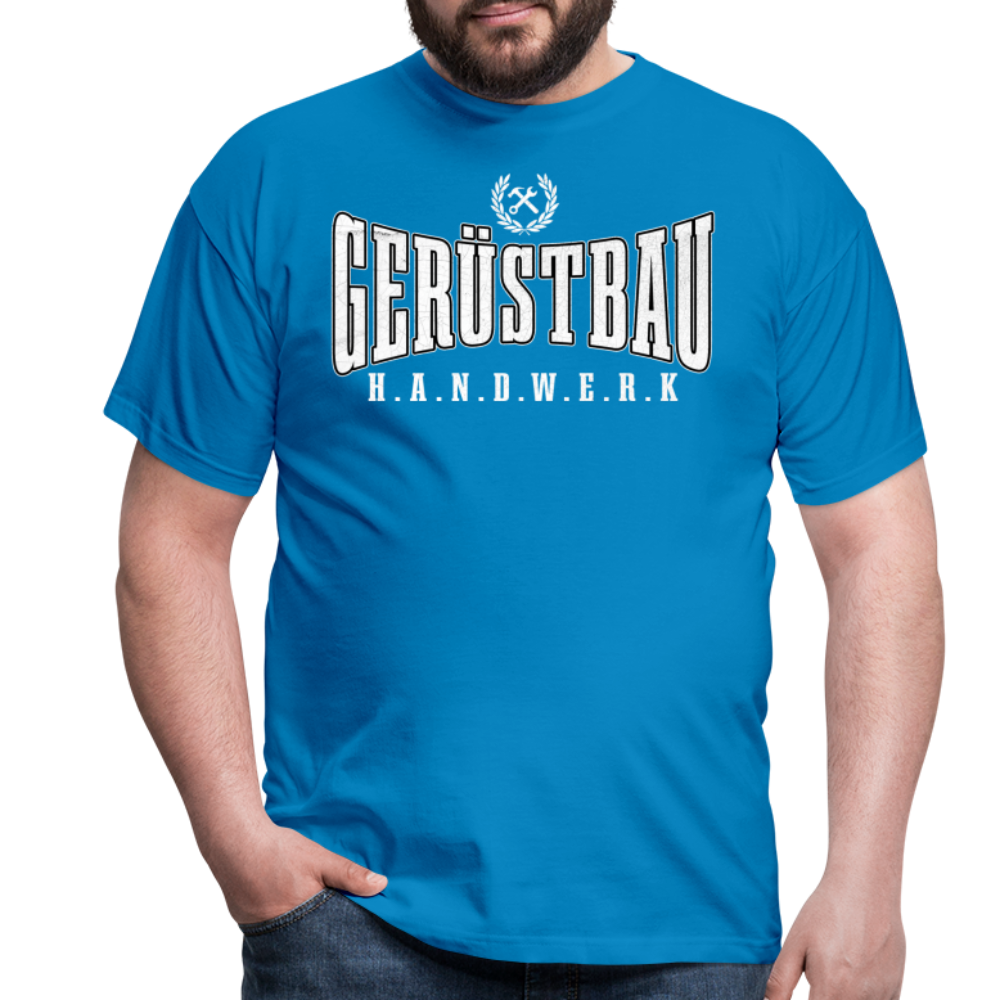 Gerüstbau Handwerk Männer T-Shirt - Royalblau