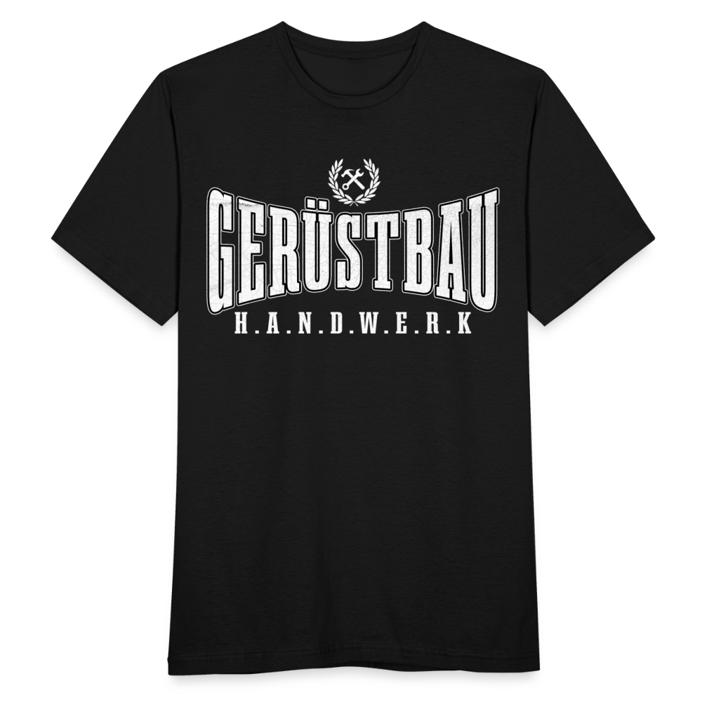 Gerüstbau Handwerk Männer T-Shirt - Schwarz