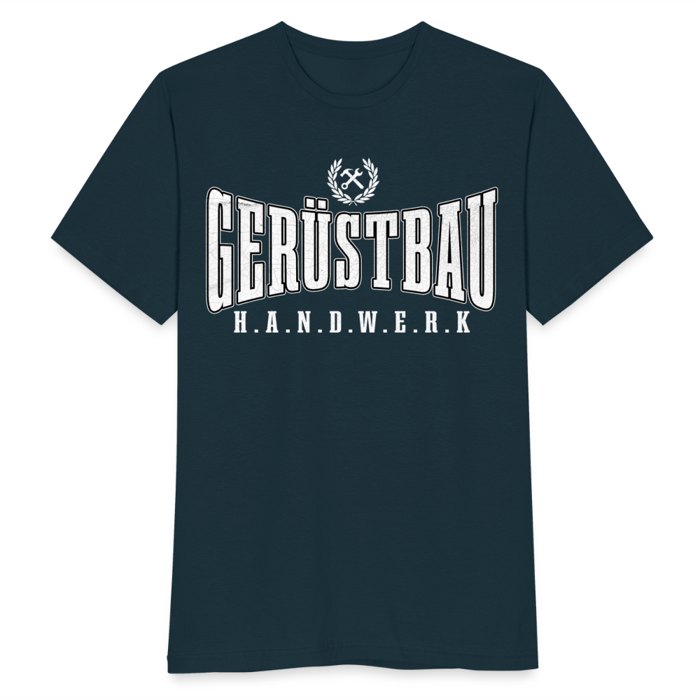 Gerüstbau Handwerk Männer T-Shirt - Navy