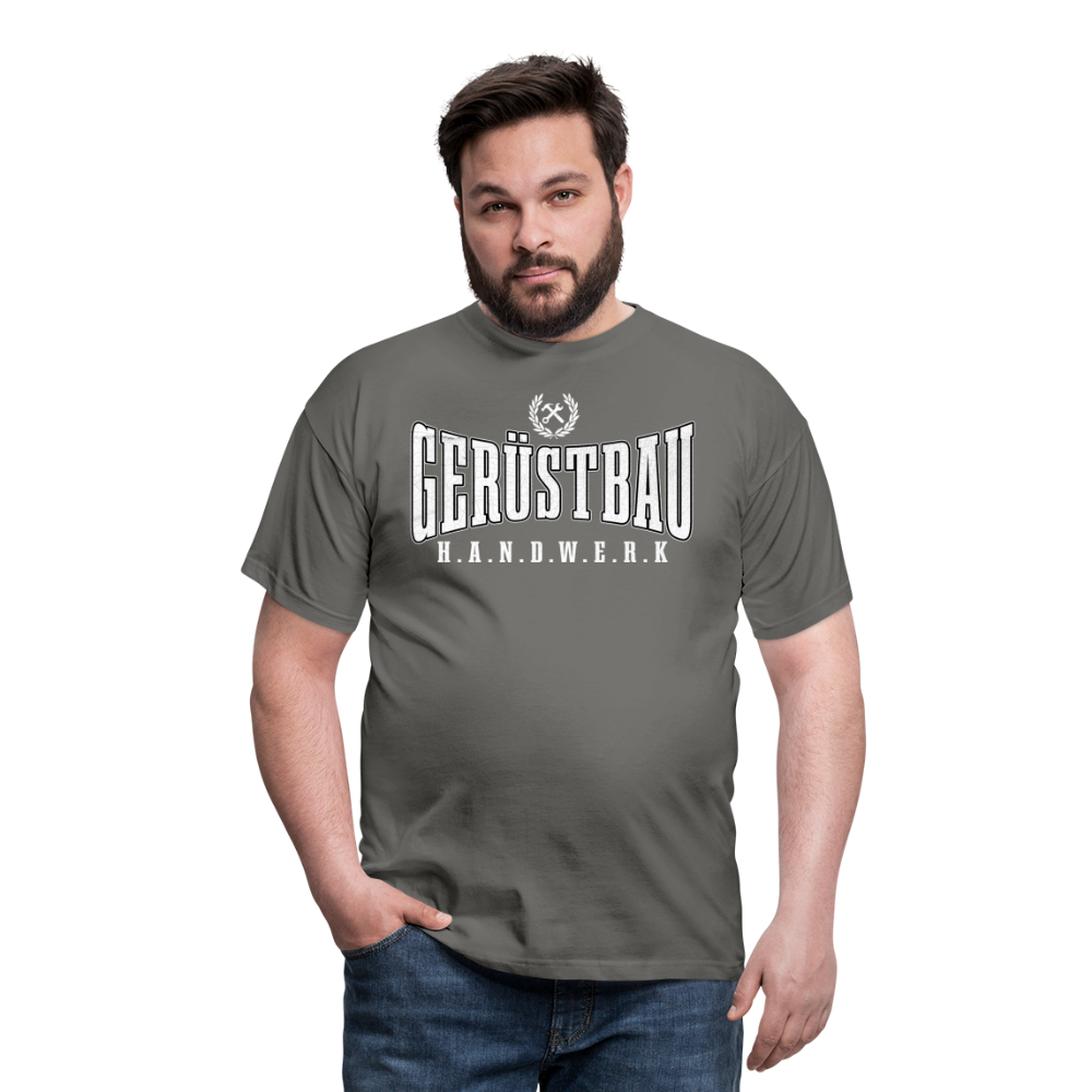 Gerüstbau Handwerk Männer T-Shirt - Graphit