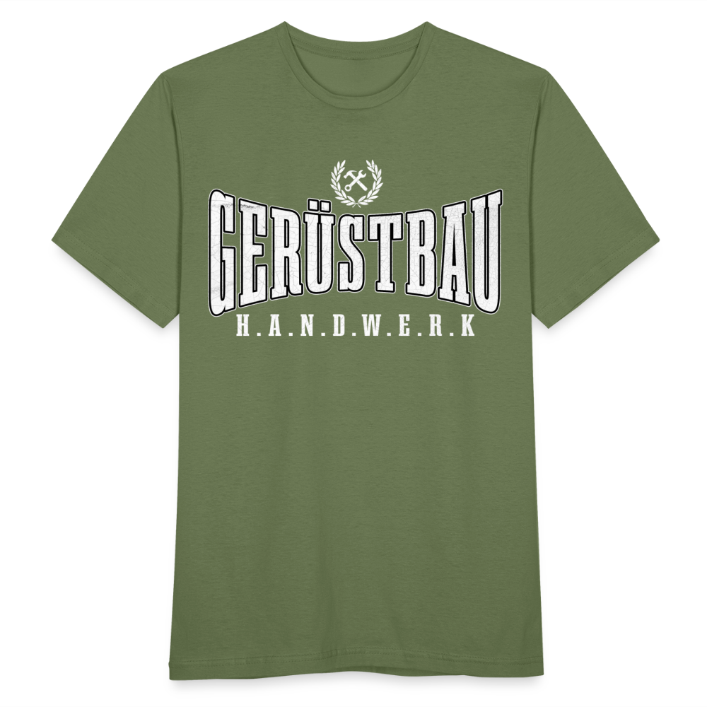 Gerüstbau Handwerk Männer T-Shirt - Militärgrün