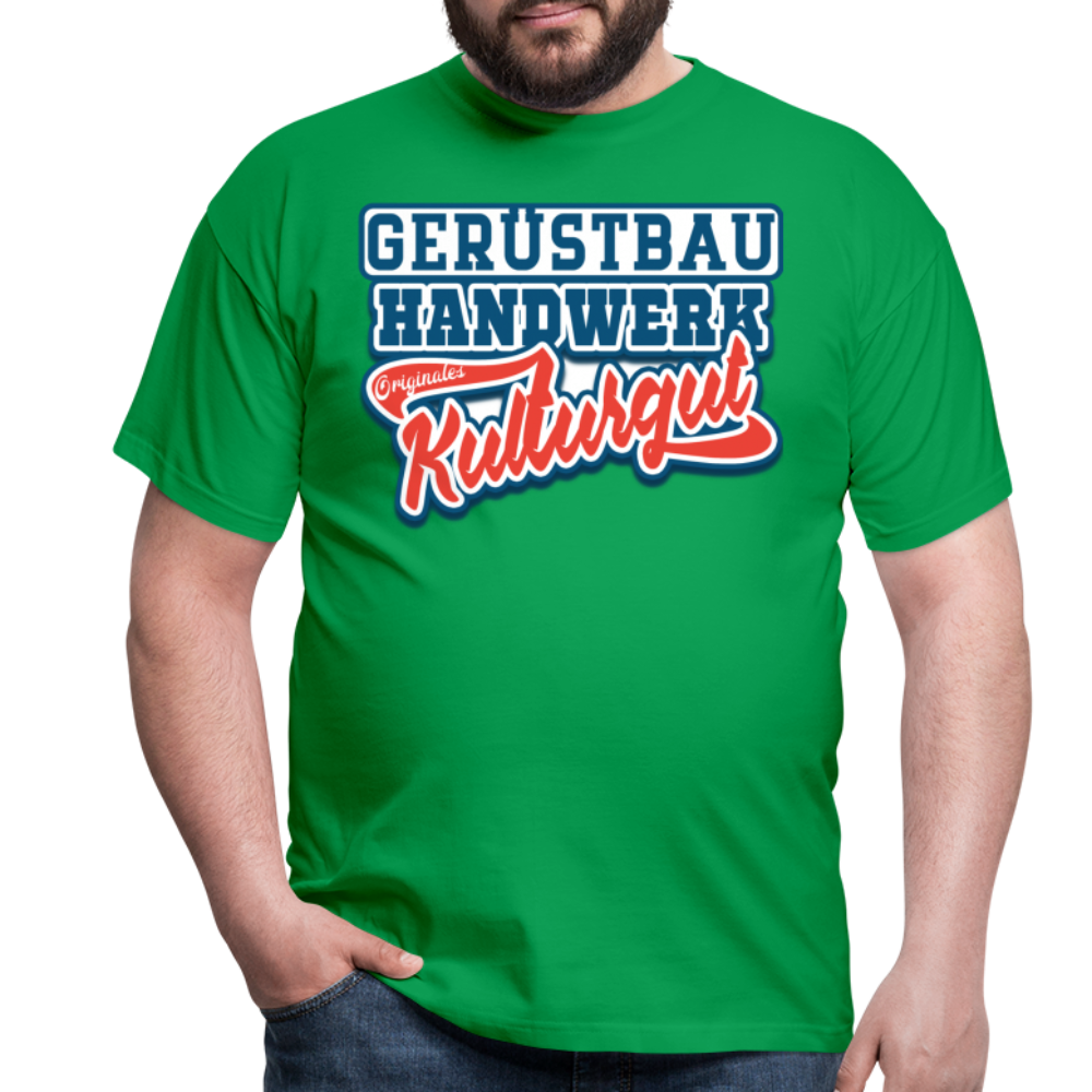Gerüstbau Originales Kulturgut - Männer T-Shirt - Kelly Green