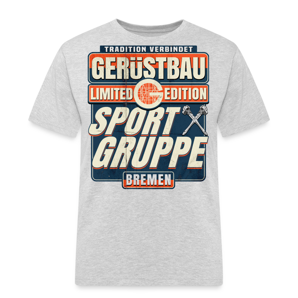 Sportgruppe Bremen Gerüstbauer T-Shirt - Grau meliert