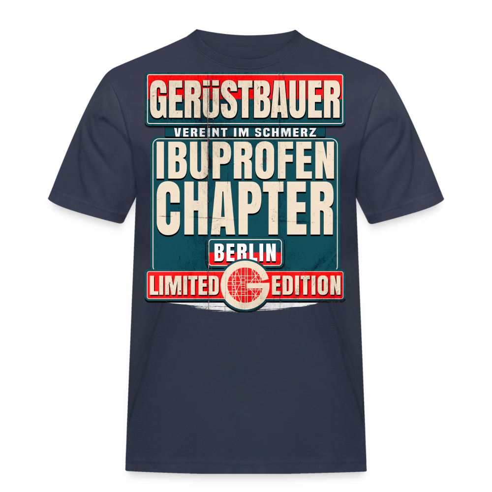 Ibuprofen Chapter Berlin Gerüstbauer T-Shirt - Navy