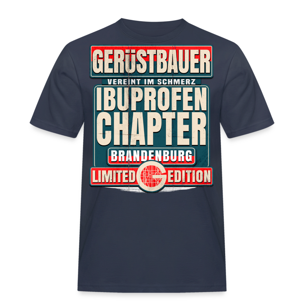 Ibuprofen Chapter Brandenburg Gerüstbauer T-Shirt - Navy
