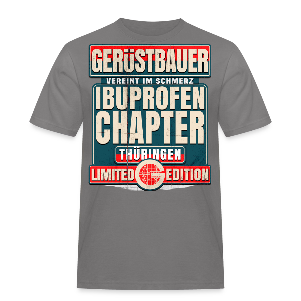 Ibuprofen Chapter Thüringen Gerüstbauer T-Shirt - Grau