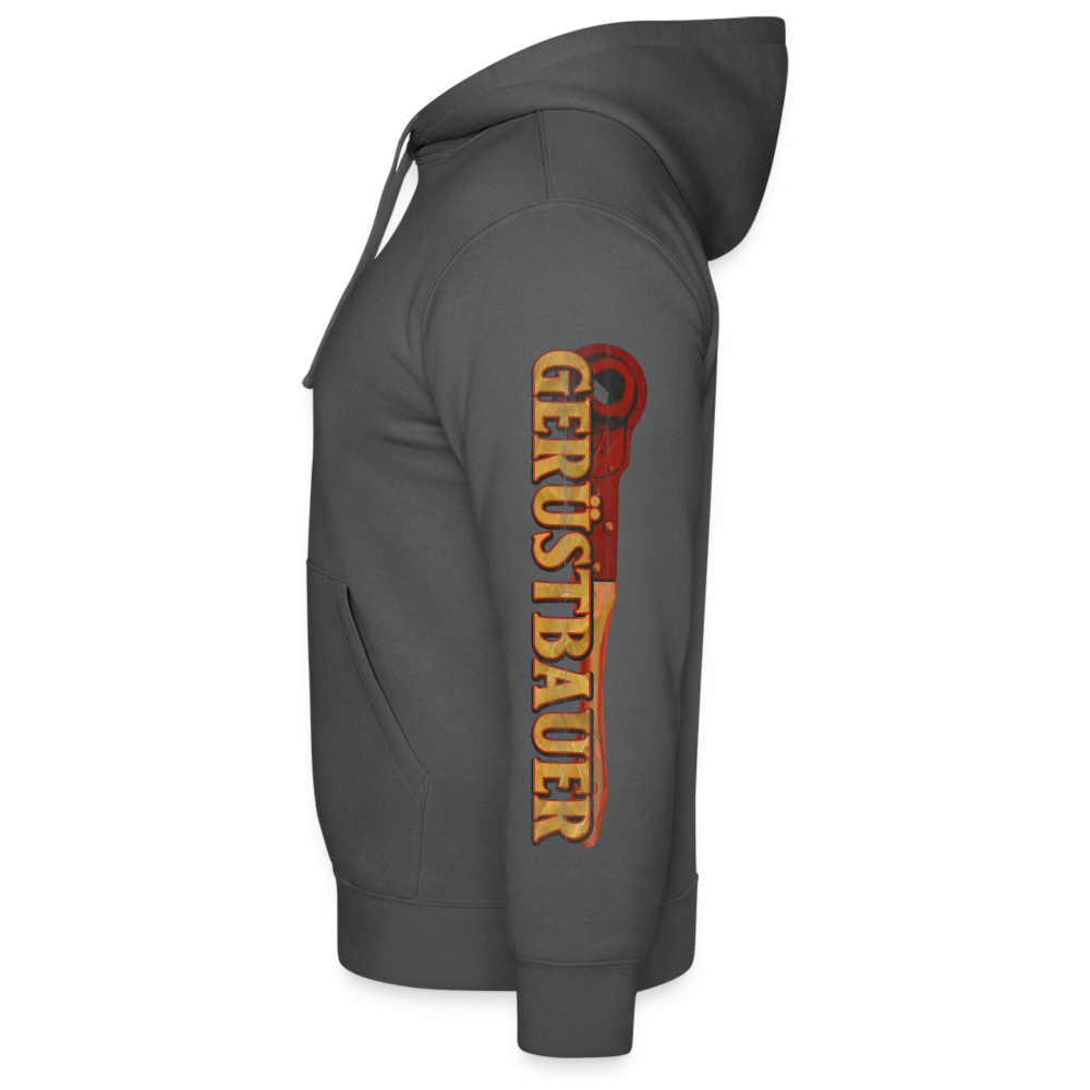 Handwerk mit Tradition Gerüstbauer Fullprint Hoodie - Grau