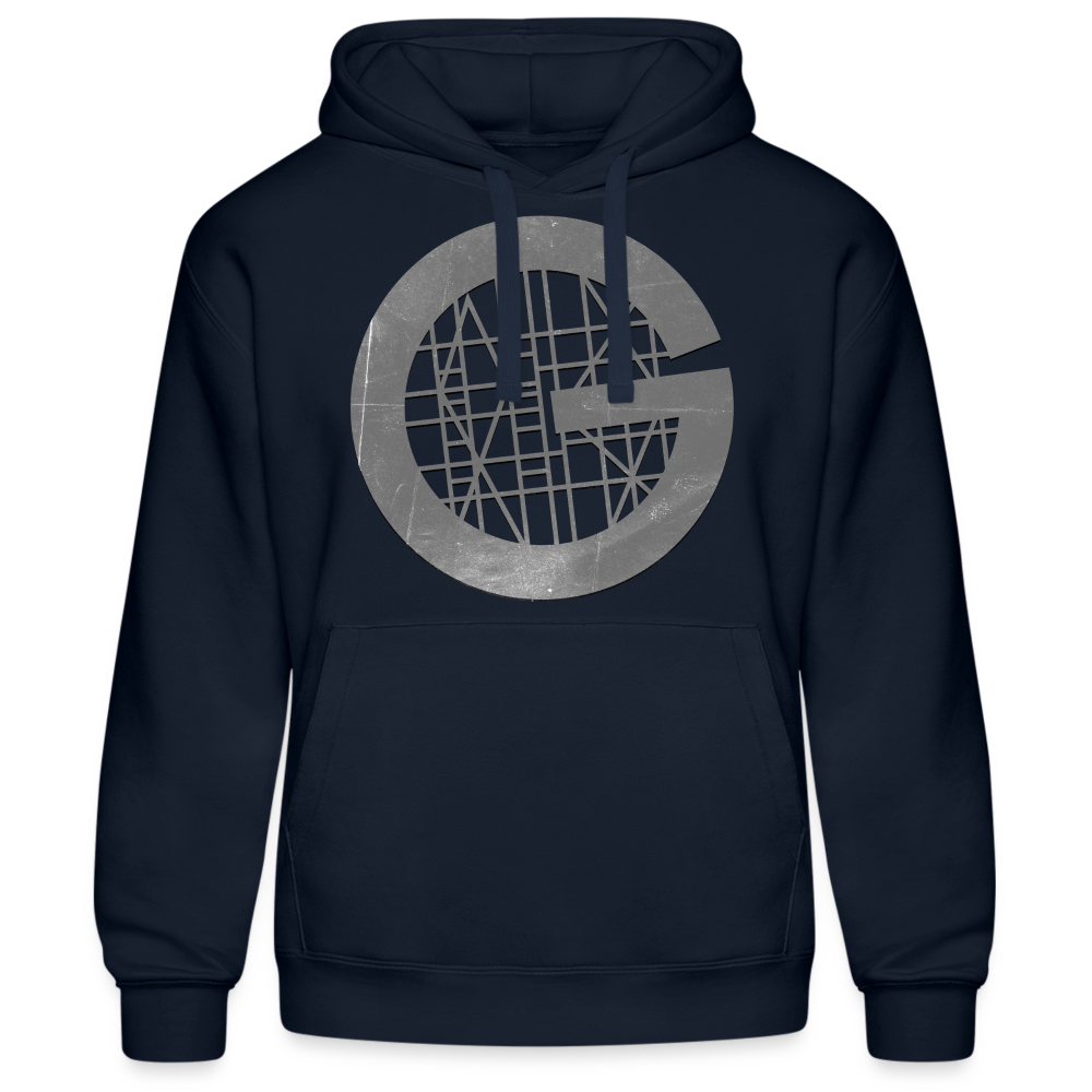 Achtung Gerüstbauer Fullprint Hoodie - Navy