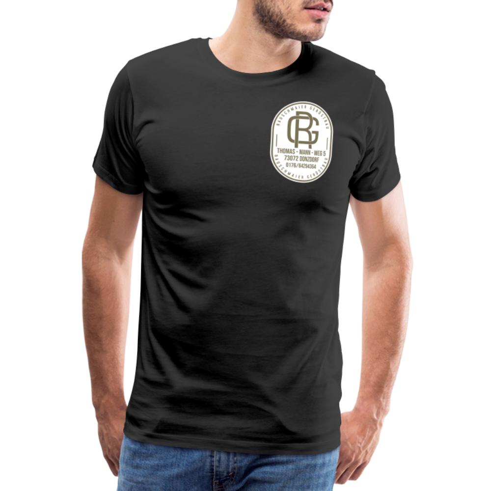Männer Premium T-Shirt - Schwarz