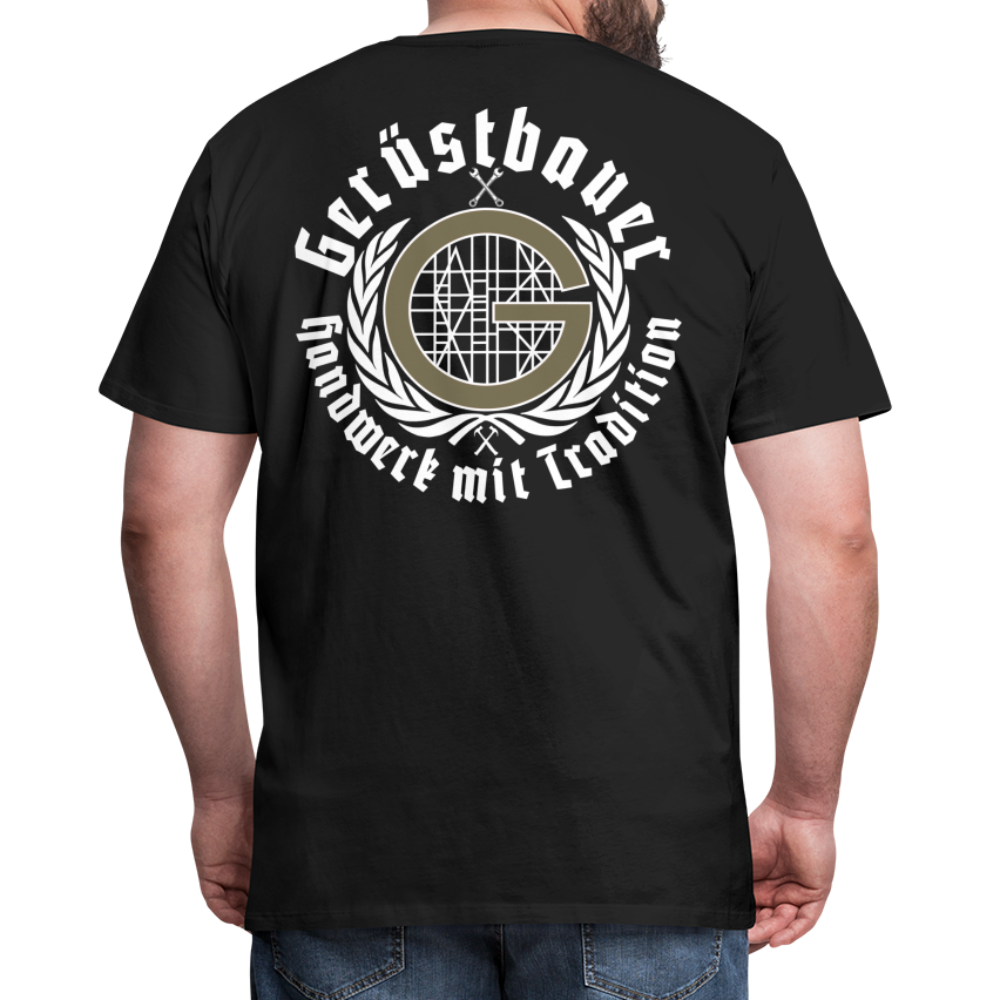 Männer Premium T-Shirt - Schwarz