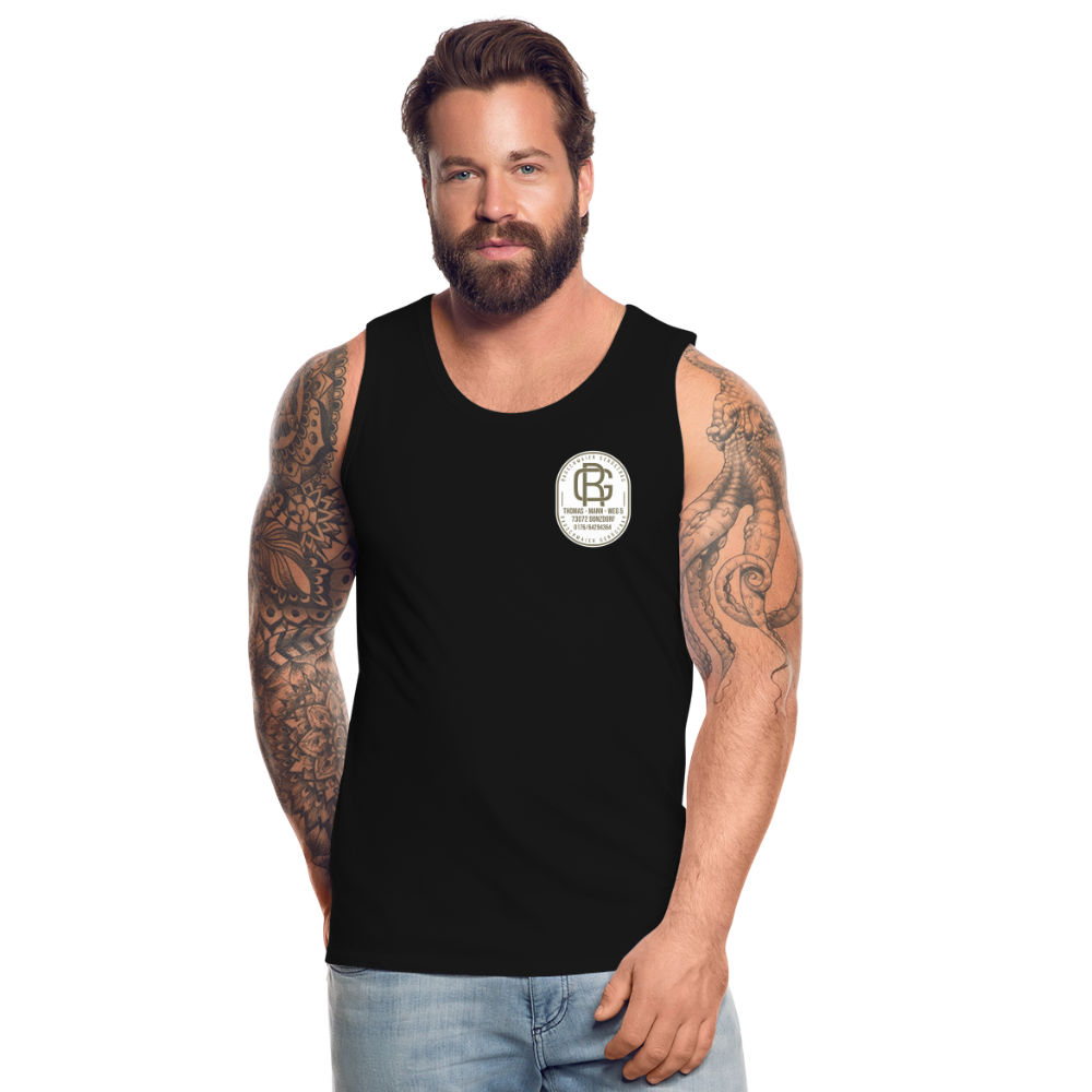 Männer Premium Tank Top - Schwarz