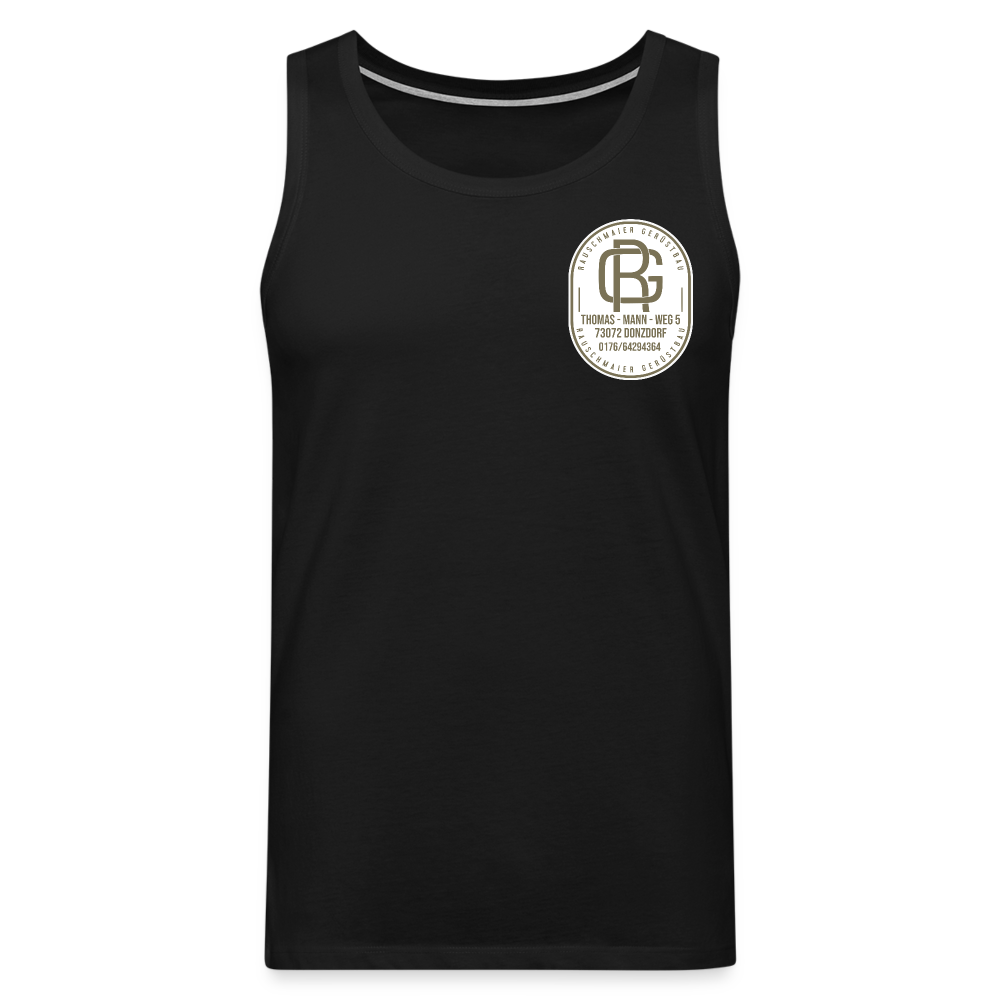 Männer Premium Tank Top - Schwarz