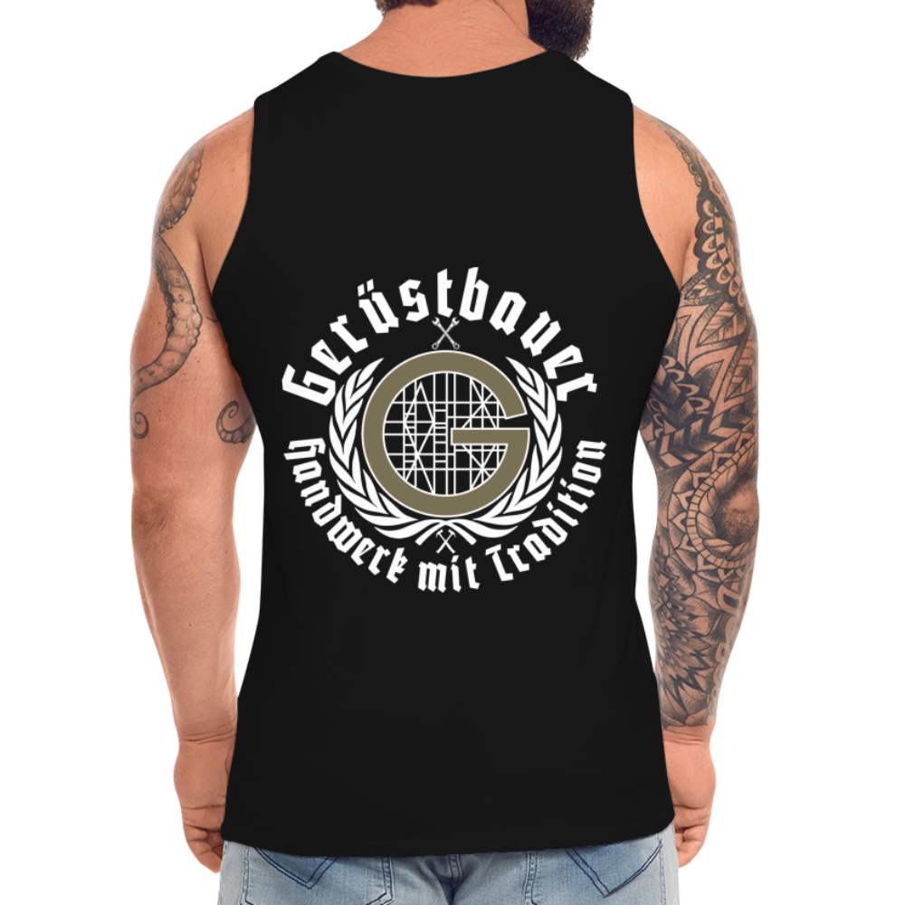 Männer Premium Tank Top - Schwarz