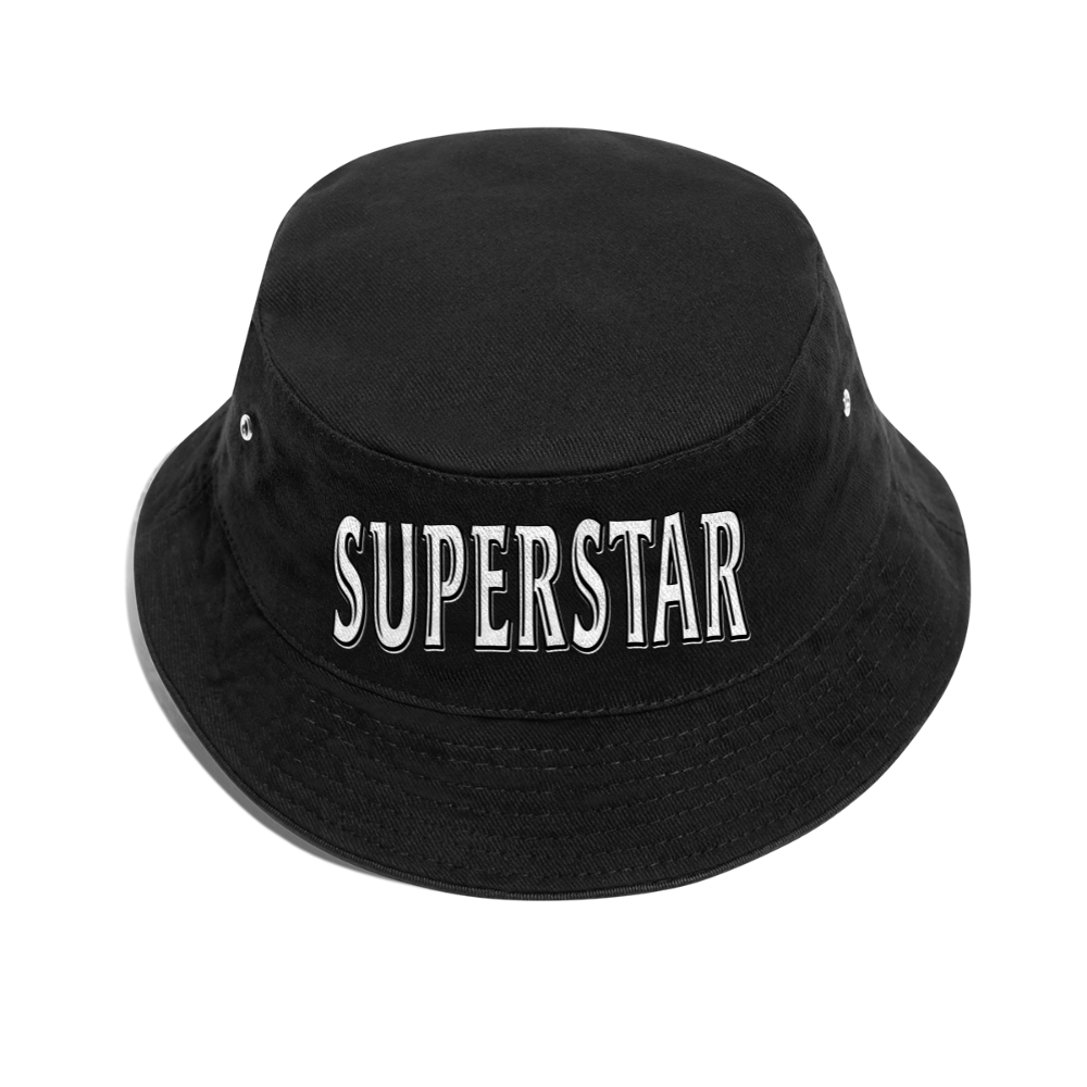Superstar - Bucket Hat - Schwarz