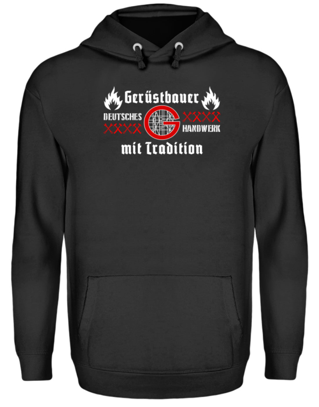 Gerüstbauer Handwerk mit Tradition  - Unisex Kapuzenpullover Hoodie €34.95 Gerüstbauer - Shop >>