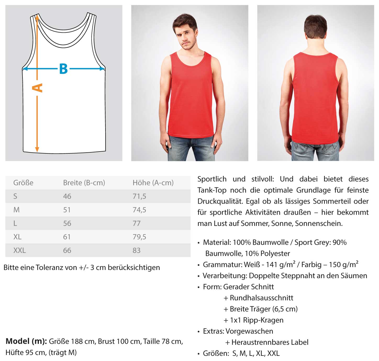 Rüster Street King  - Herren Tanktop €24.95 Gerüstbauer - Shop >>