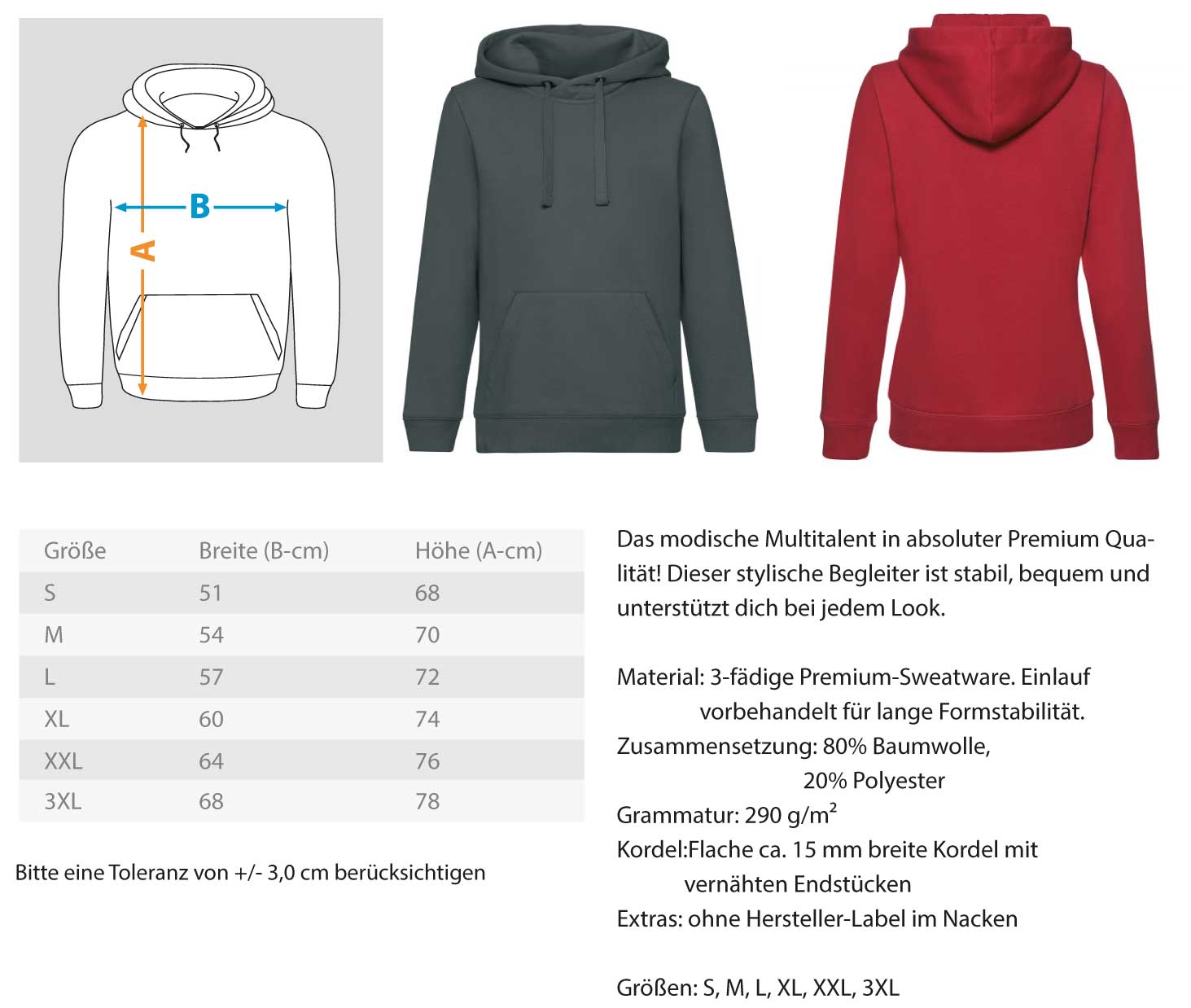 Gerüstbauer Berlin  - Premium Kapuzenpullover €36.95 Gerüstbauer - Shop >>