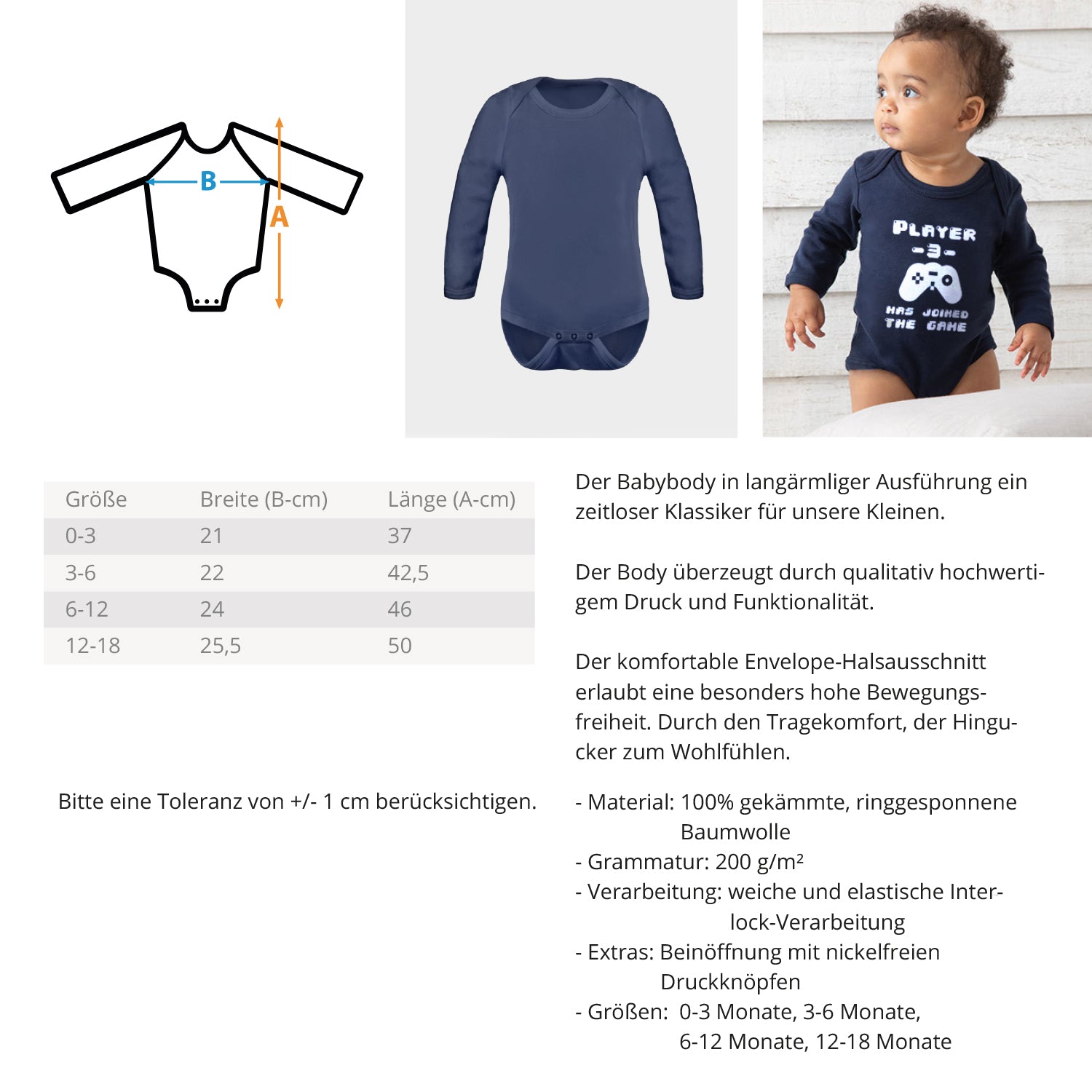 Meisterwerk - Baby Body Langarm €24.95 Gerüstbauer - Shop >>