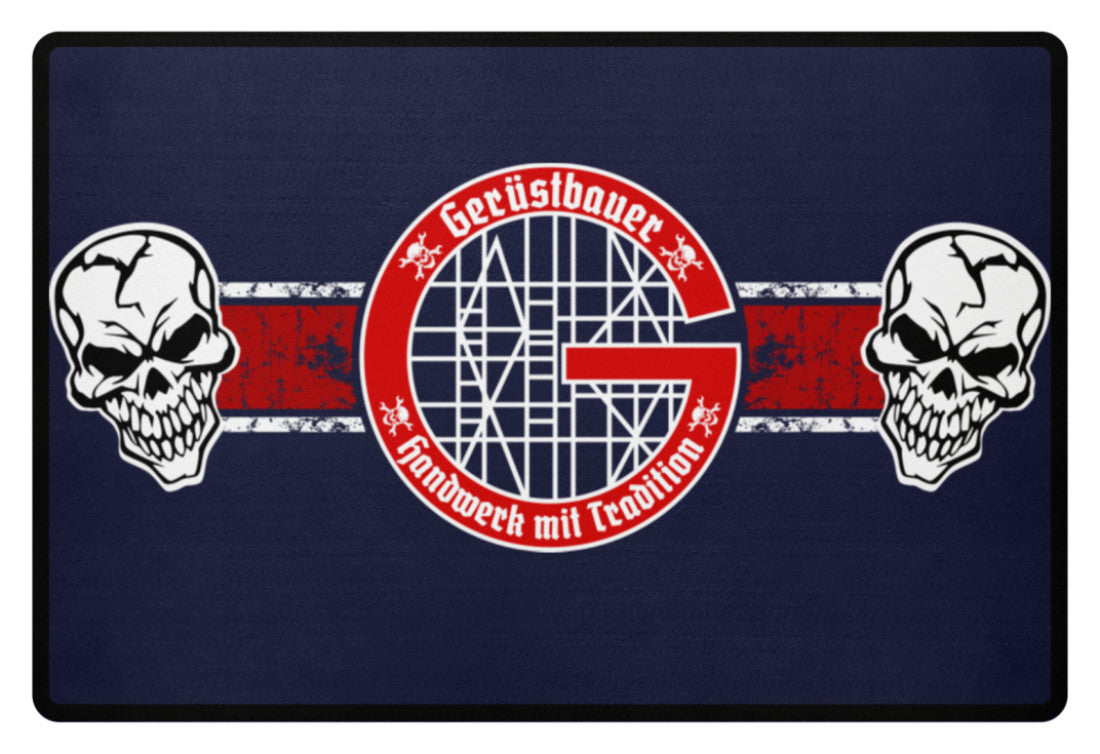 Gerüstbauer / Skull  - Fußmatte €34.95 Gerüstbauer - Shop >>