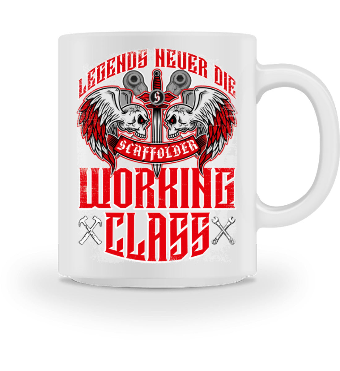 Gerüstbauer Tasse / LEGENDS NEVER DIE €18.95 Gerüstbauer - Shop >>