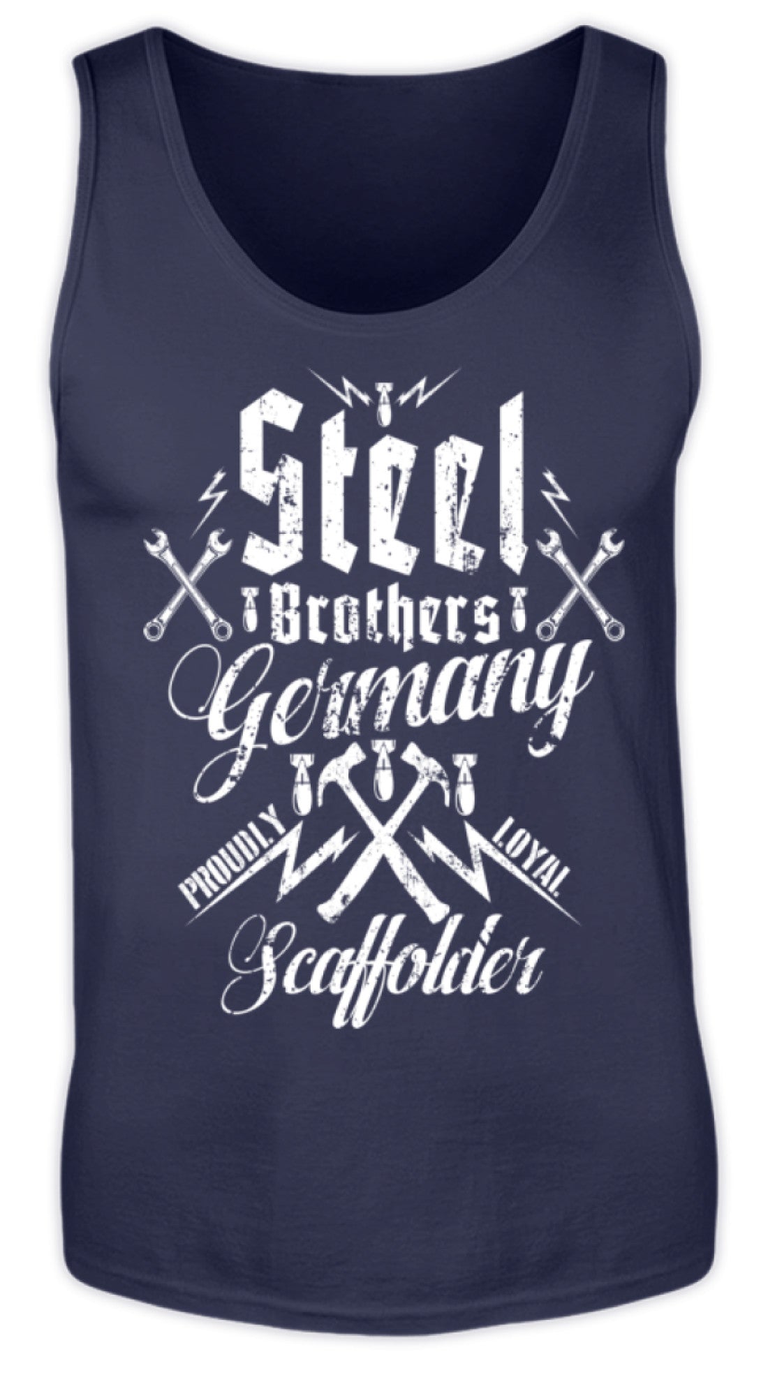 Gerüstbauer / Steel Brothers  - Herren Tanktop €19.95 Gerüstbauer - Shop >>