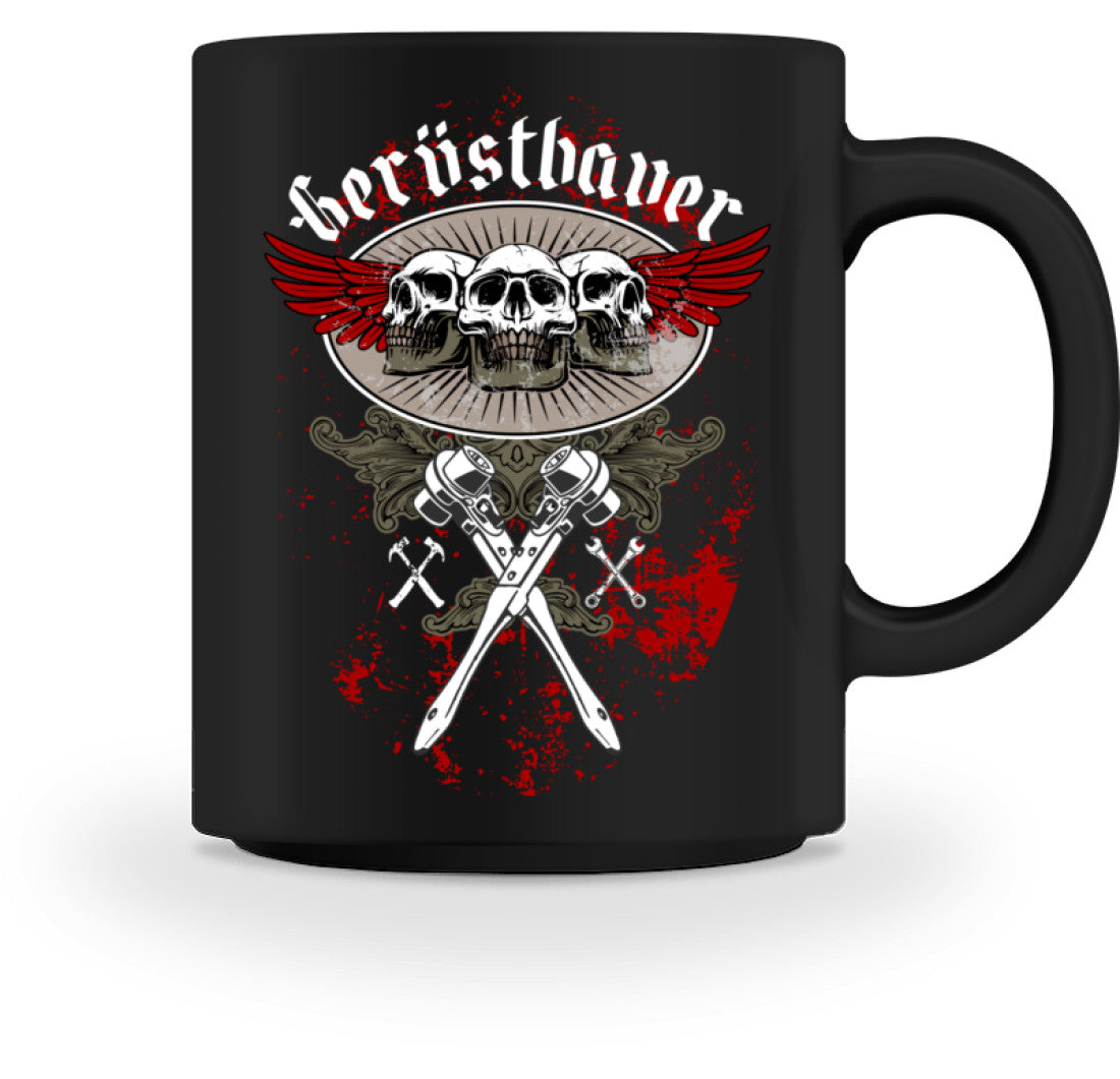 Gerüstbauer Skull  - Tasse €18.95 Gerüstbauer - Shop >>