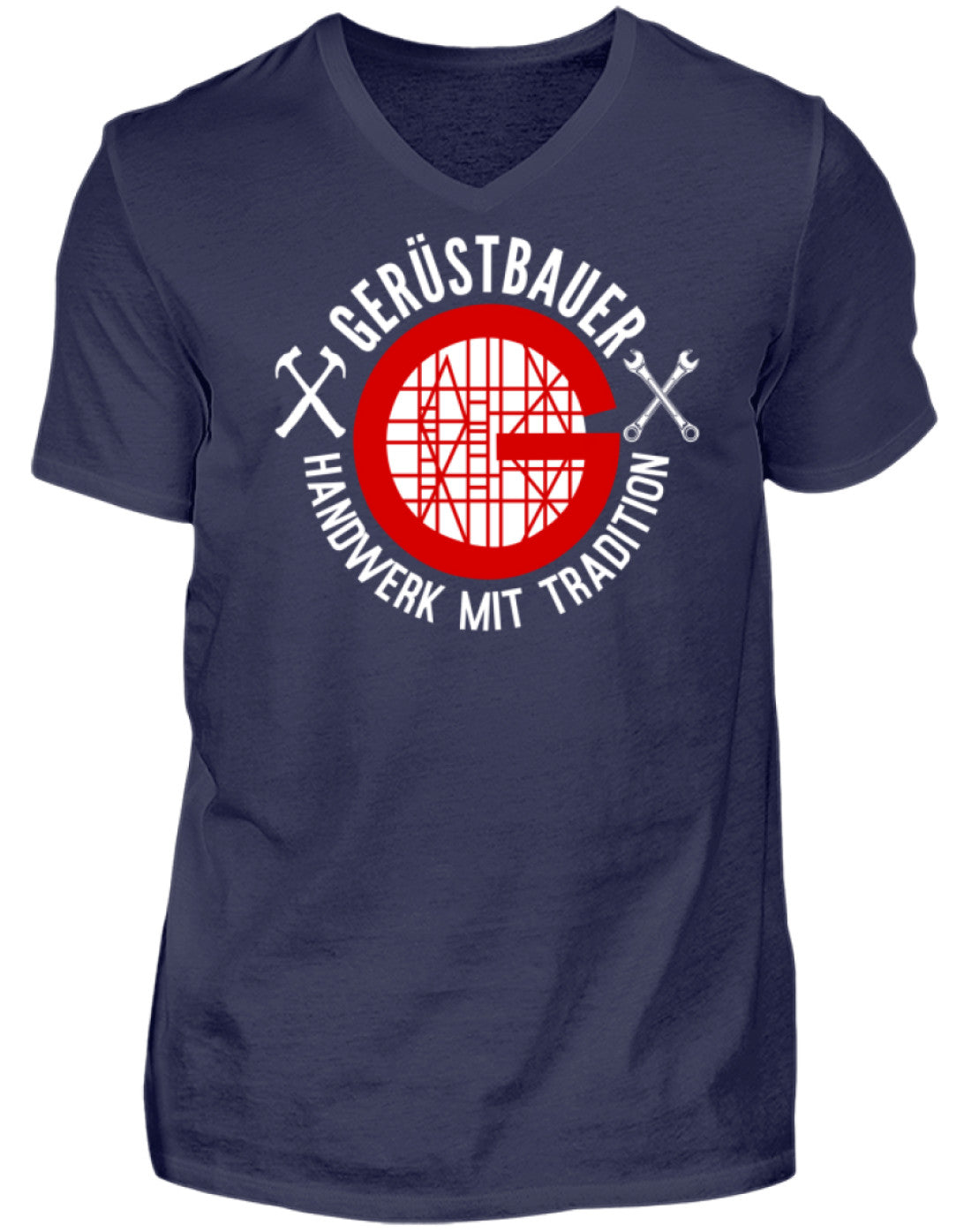Gerüstbauer / Handwerk mit Tradition  - Herren V-Neck Shirt €21.99 Gerüstbauer - Shop >>