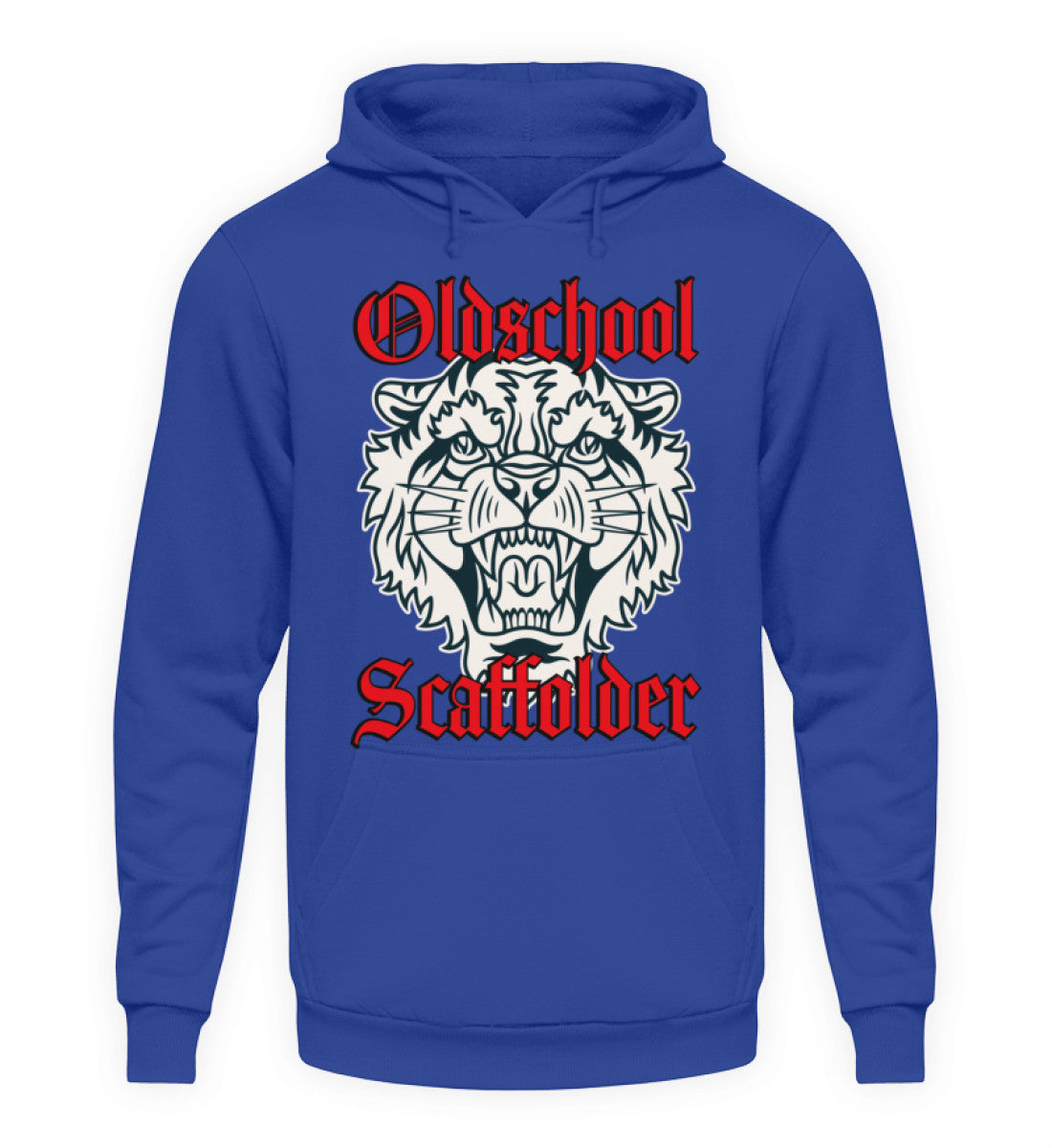 Oldschool Scaffolder / Tiger  - Unisex Kapuzenpullover Hoodie €36.95 Gerüstbauer - Shop >>