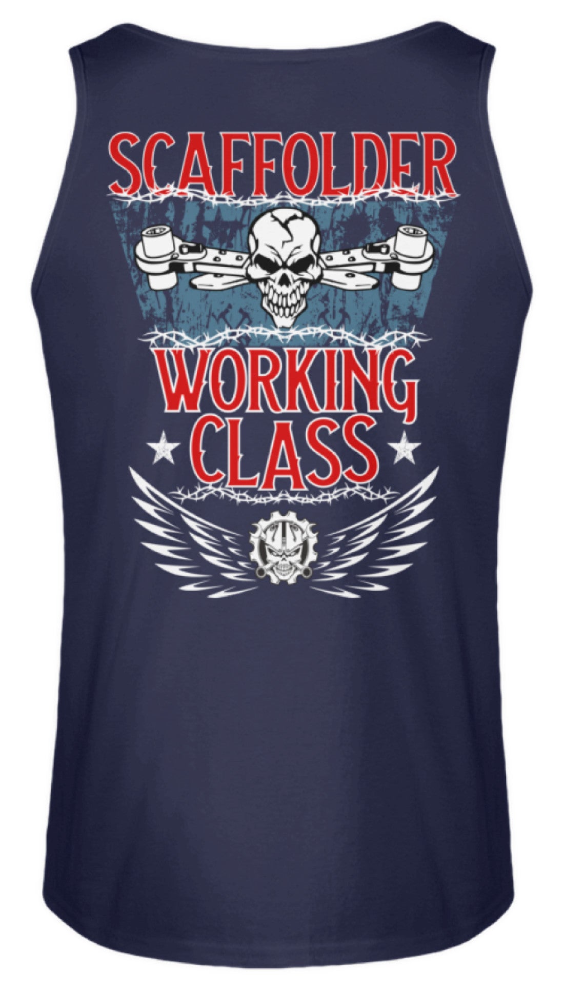 Scaffolder/Working/Class  - Herren Tanktop €19.95 Gerüstbauer - Shop >>