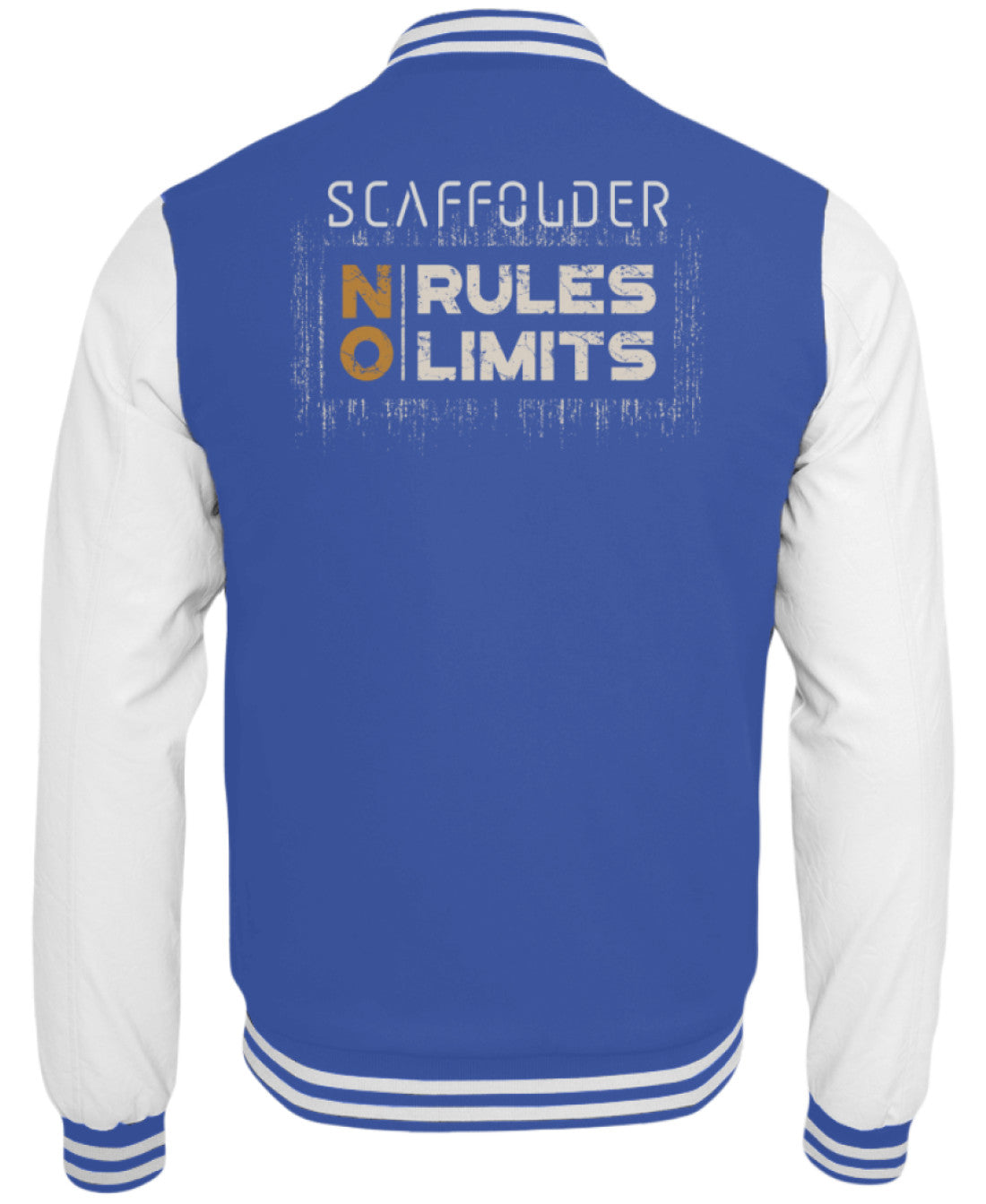 Scaffolder NO RULES NO LIMITS  - College Sweatjacke €59.95 Gerüstbauer - Shop >>