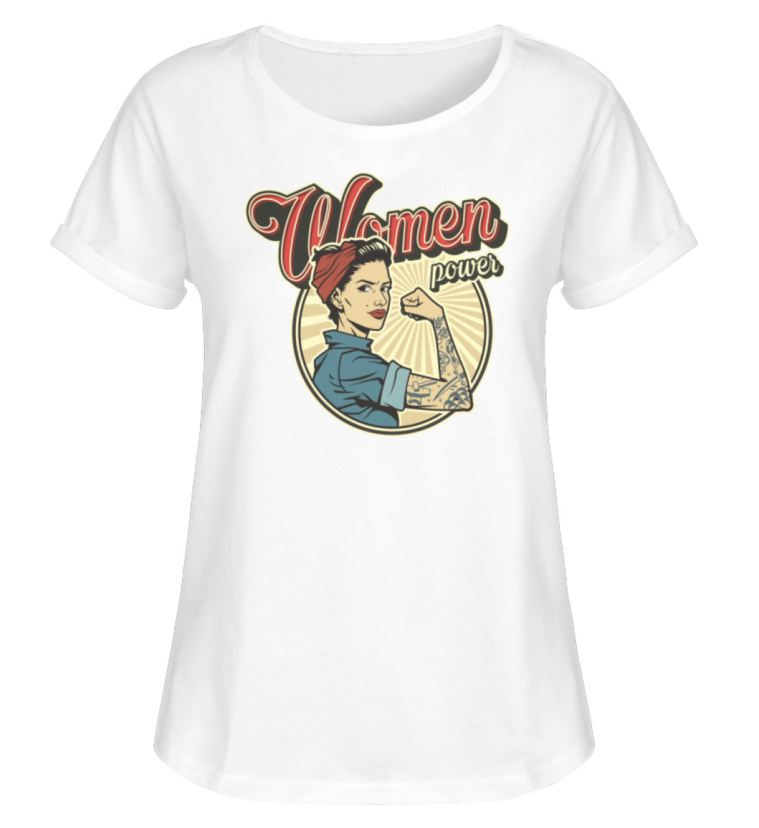 Women Power  - Damen RollUp Shirt €24.95 Gerüstbauer - Shop >>
