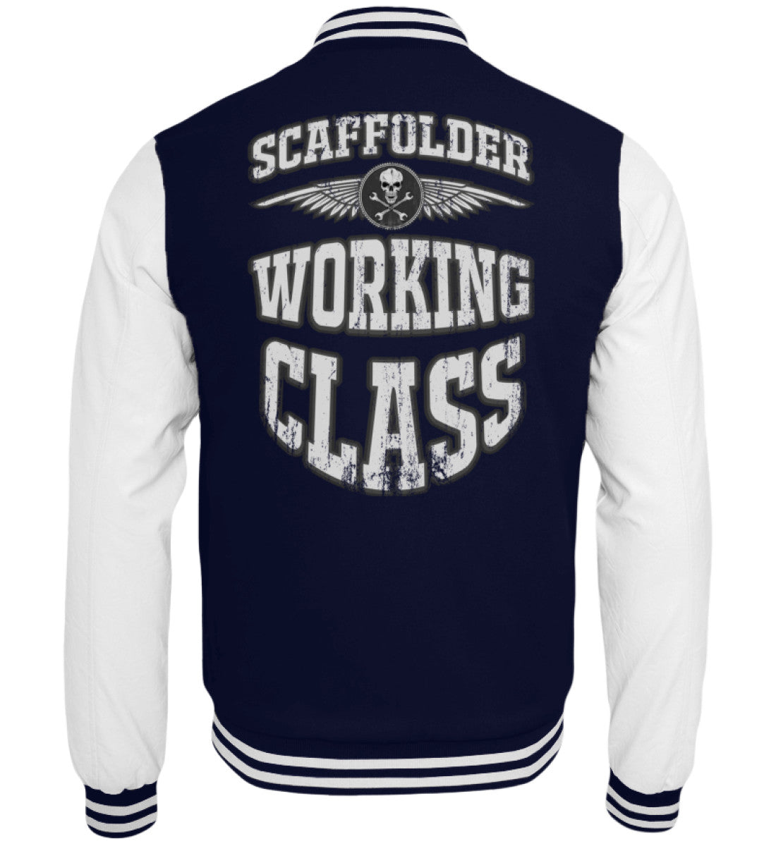 Scaffolder Working Class  - College Sweatjacke €59.95 Gerüstbauer - Shop >>