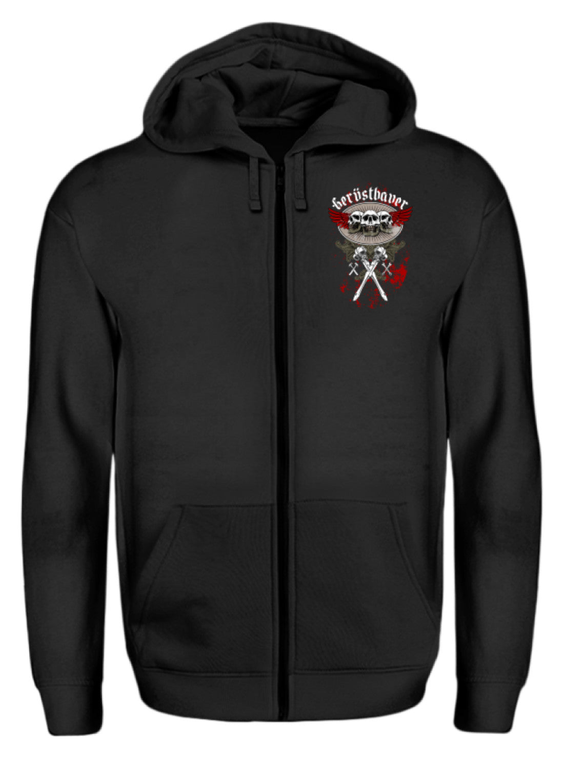 Gerüstbauer Skull  - Zip-Hoodie €44.95 Gerüstbauer - Shop >>