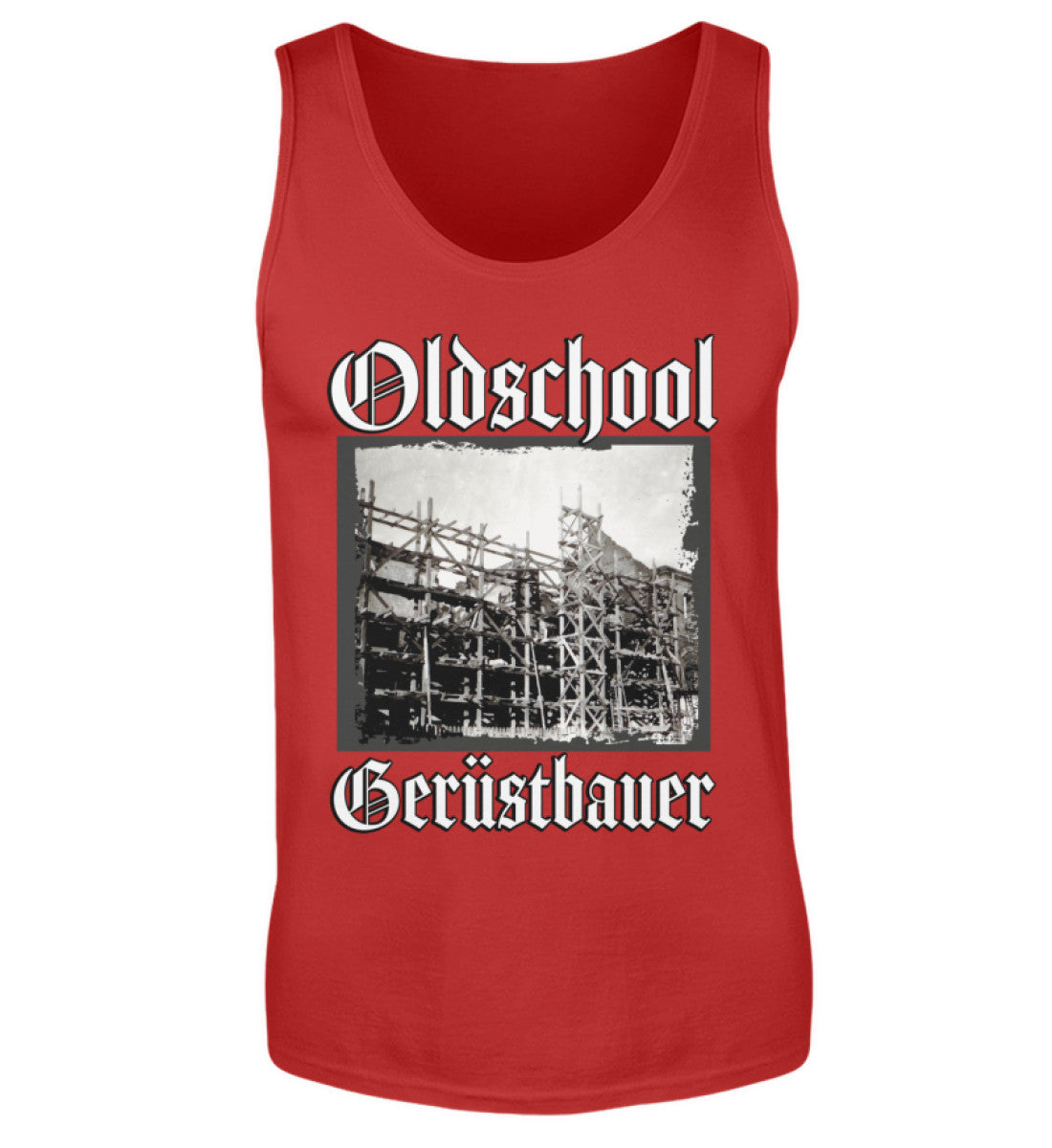 Oldschool Gerüstbauer Dirk  - Herren Tanktop €24.95 Gerüstbauer - Shop >>