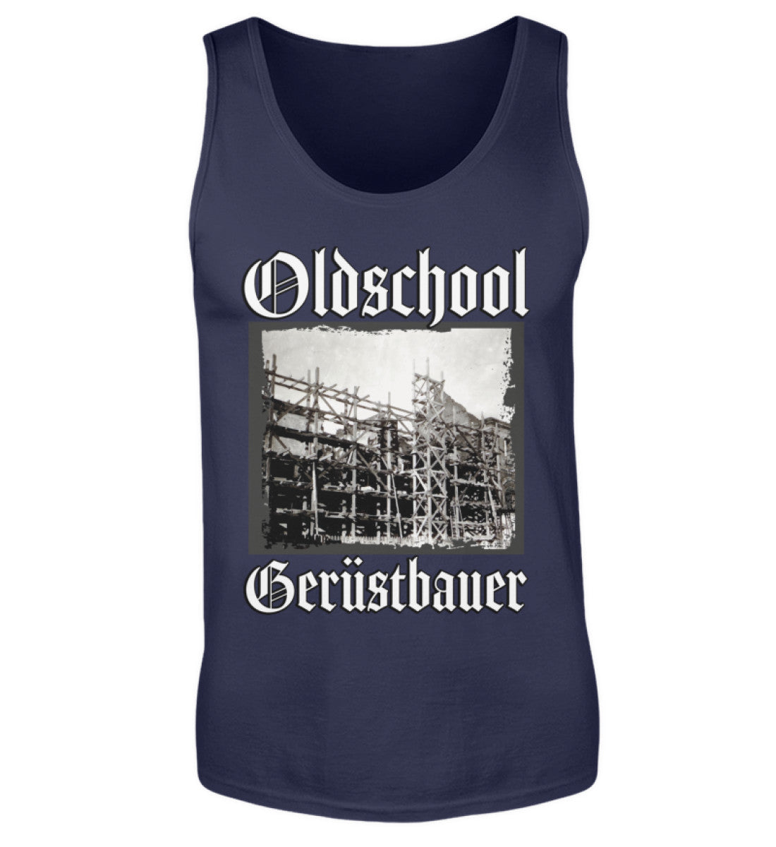 Oldschool Gerüstbauer Dirk  - Herren Tanktop €24.95 Gerüstbauer - Shop >>