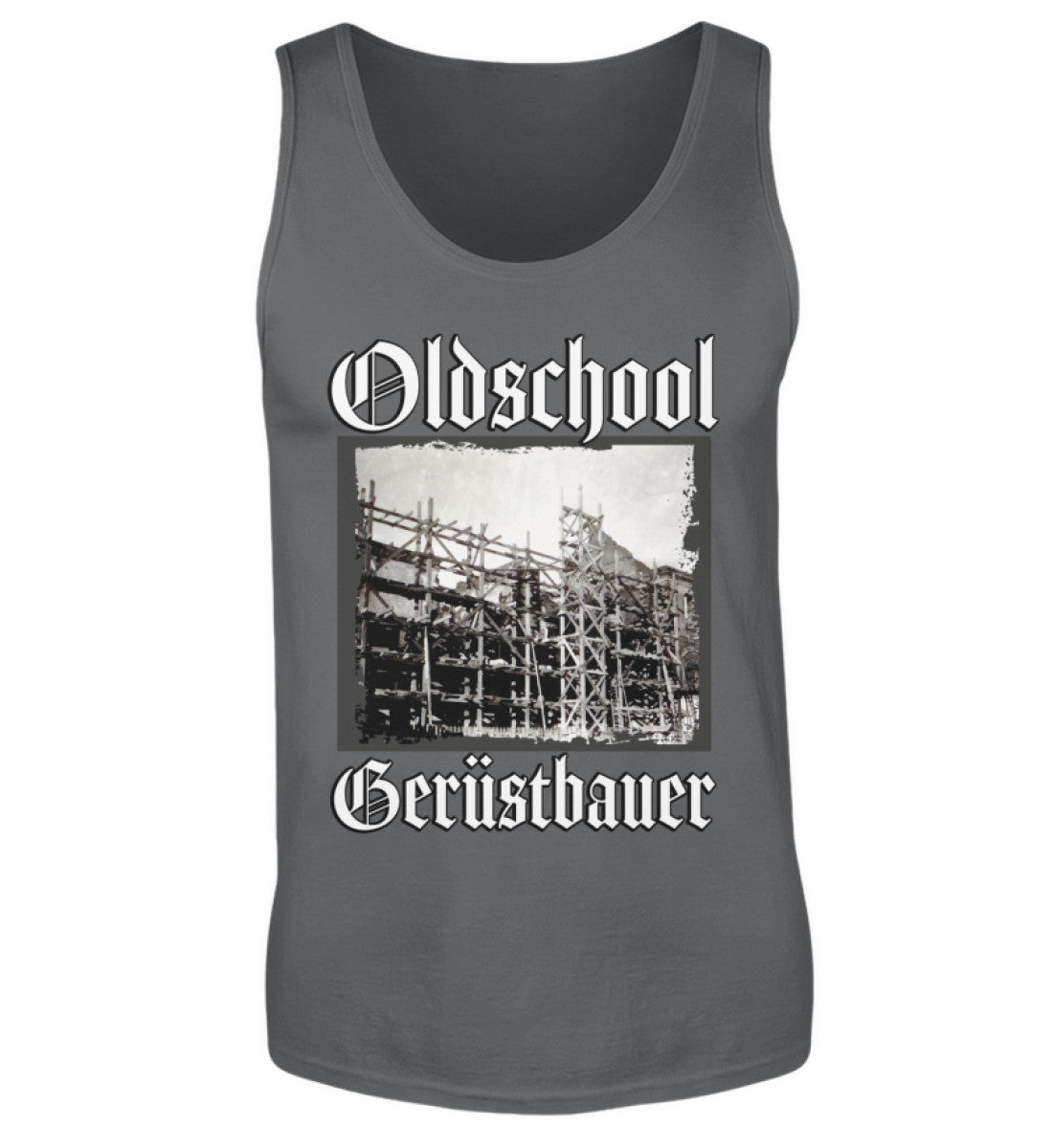 Oldschool Gerüstbauer Dirk  - Herren Tanktop €24.95 Gerüstbauer - Shop >>
