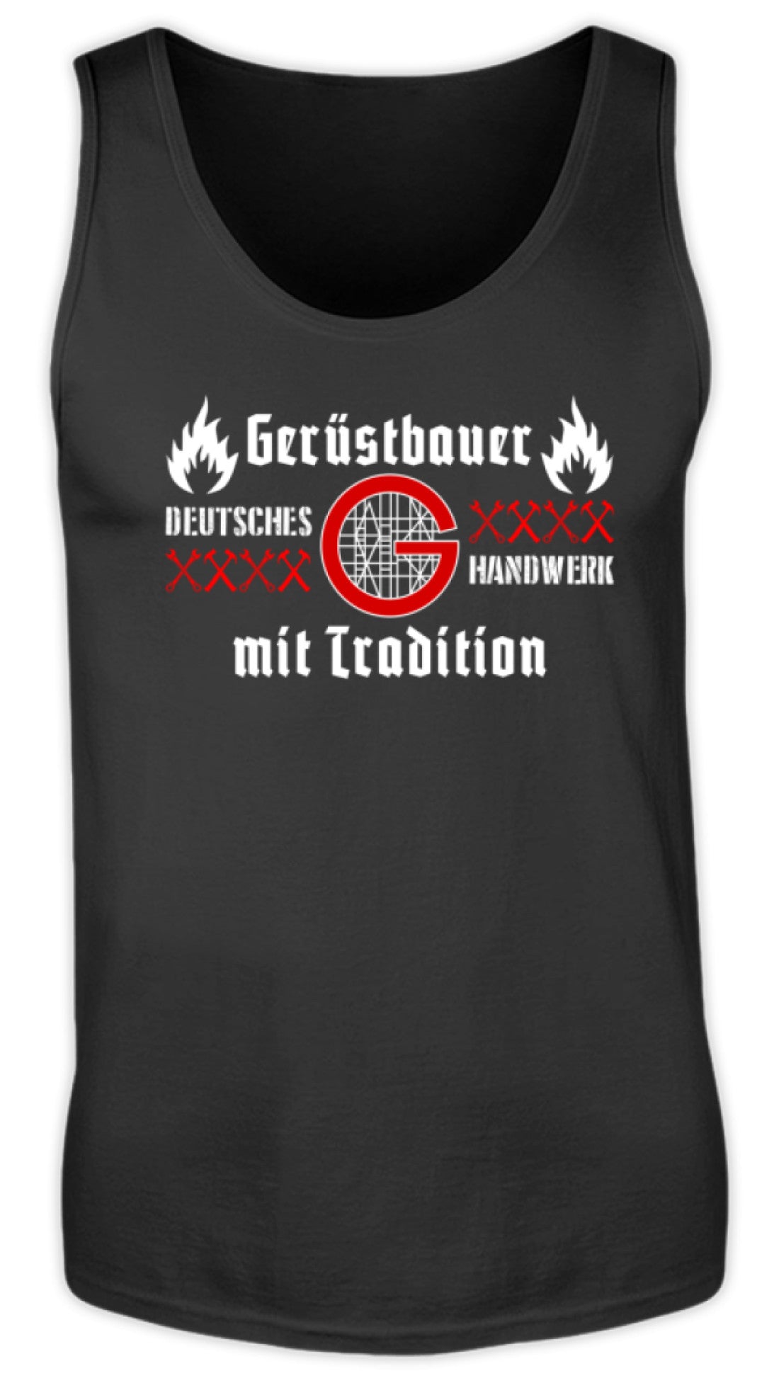 Gerüstbauer Handwerk mit Tradition  - Herren Tanktop €19.95 Gerüstbauer - Shop >>