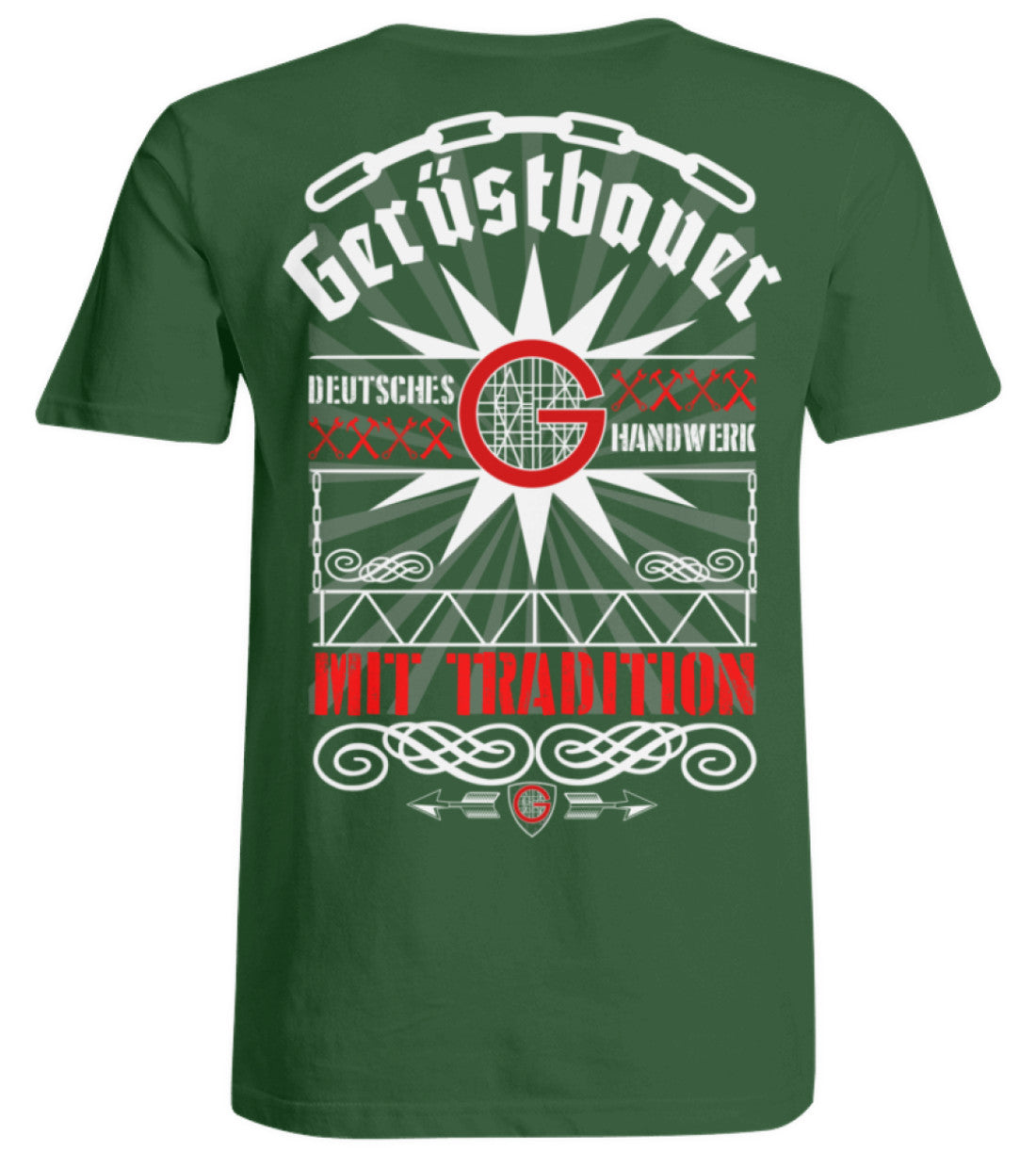 Gerüstbauer Handwerk mit Tradition  - Übergrößenshirt €24.95 Gerüstbauer - Shop >>