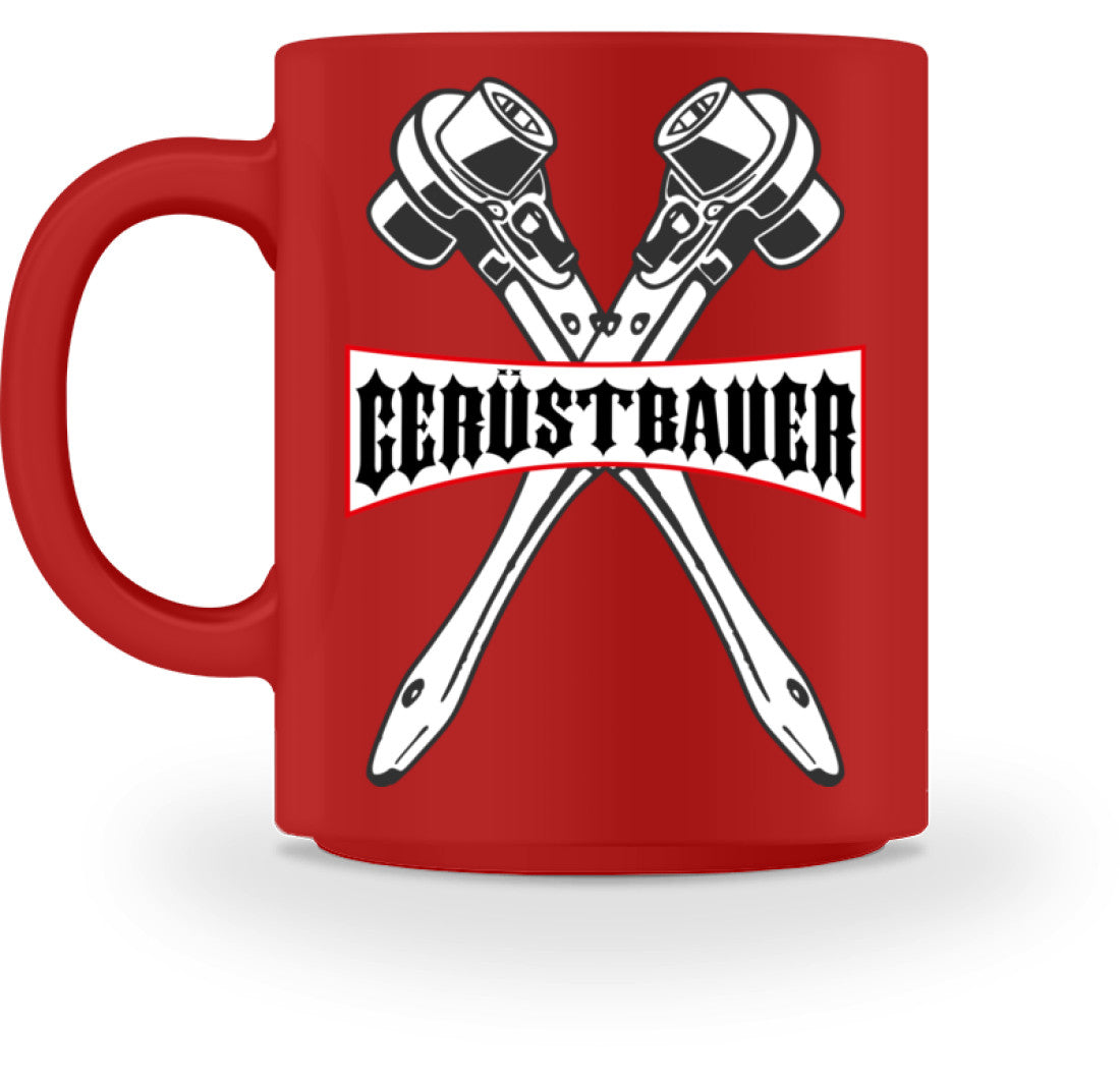 Gerüstbauer / Ratsche  - Tasse €18.95 Gerüstbauer - Shop >>