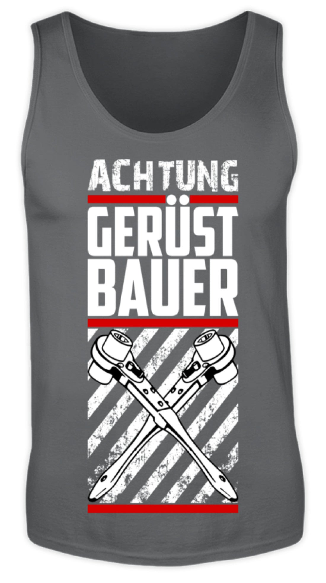 Achtung Gerüstbauer  - Herren Tanktop €19.95 Gerüstbauer - Shop >>