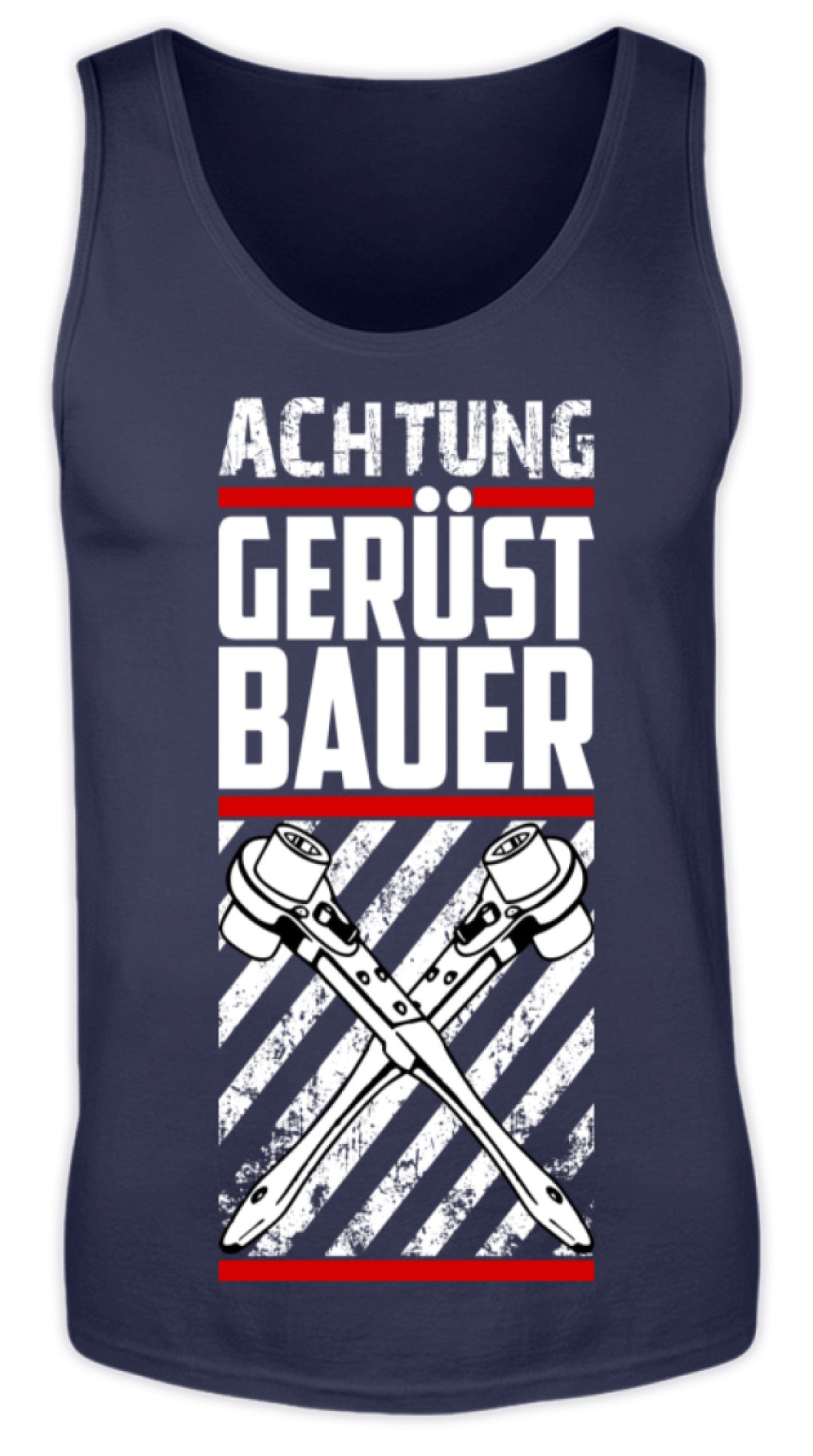 Achtung Gerüstbauer  - Herren Tanktop €19.95 Gerüstbauer - Shop >>